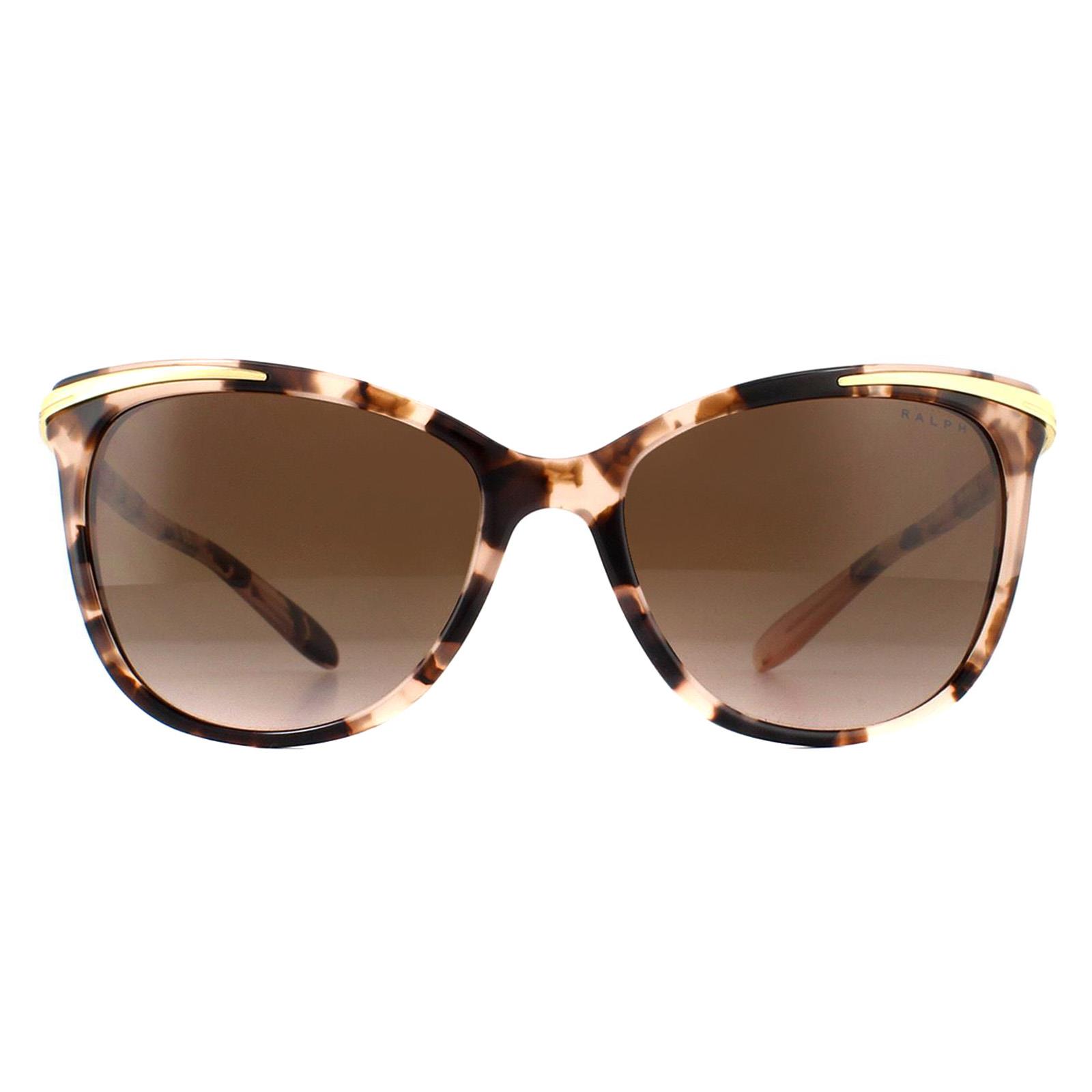 Ralph Lauren Dark Brown Gradient Cat-Eye Sunglasses Ralph by Ralph Lauren Sunglasses 5203 109013 Black Brown  main image 3