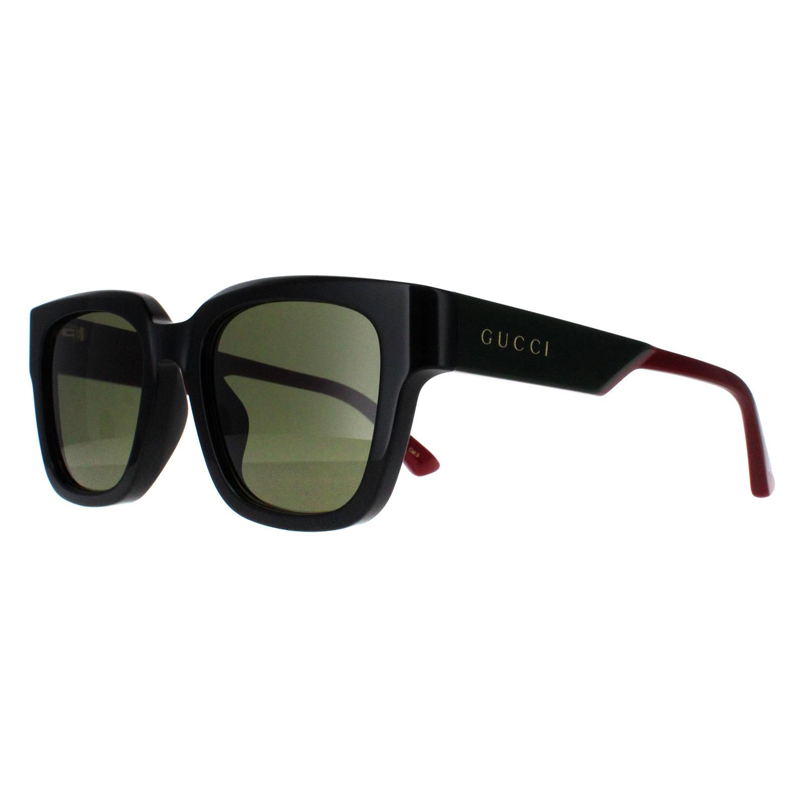 GUCCI アヒエタ フレム サンクラス GG1698S 005 Gucci Sunglasses GG1670SK 005 Black with Green and Red Green
