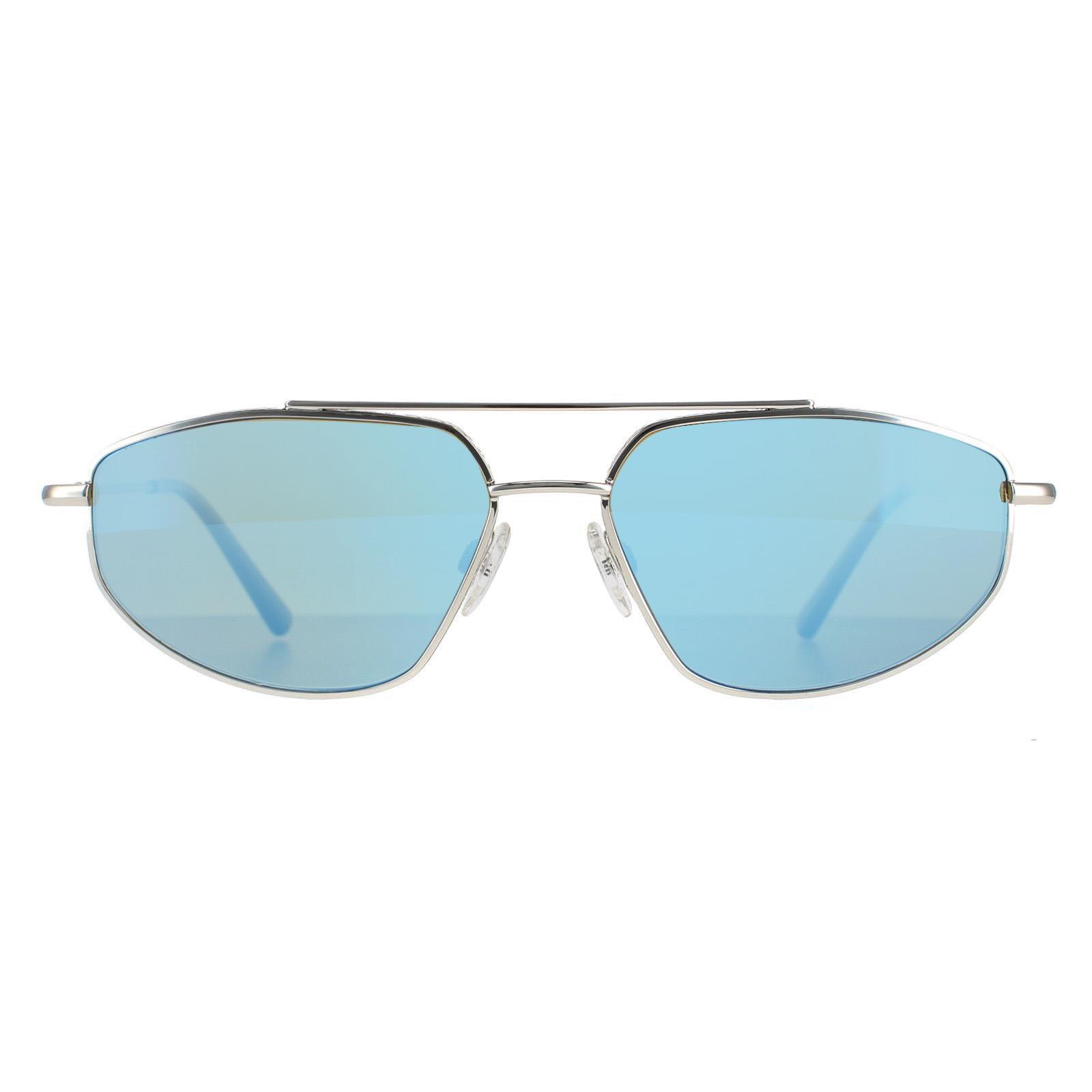 ミネラル Serengeti Sunglasses Marlon SS539002 Shiny Silver Mineral