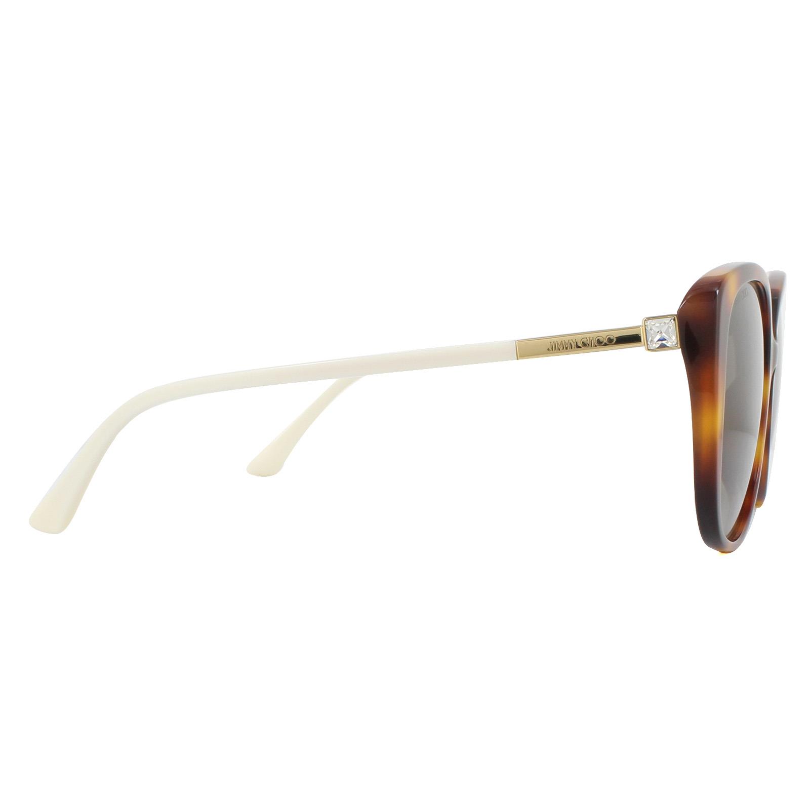 Jimmy Choo Sonnenbrille ALY/F/S 086 HA Havanna Braun Braun  display picture 1