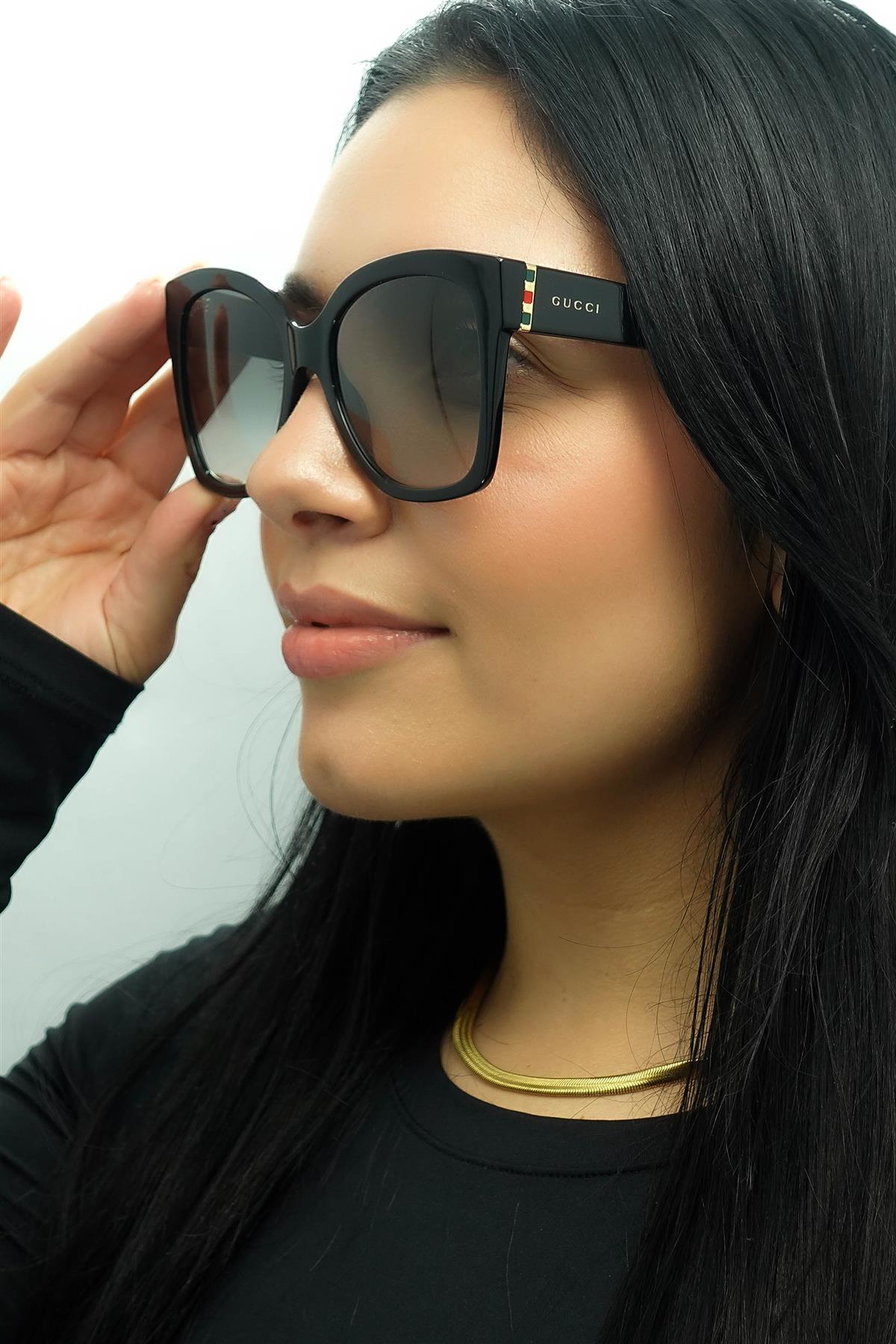 GUCCI(グッチ) GG0459S 001 ロゴ サングラス Gucci Sunglasses GG0459S 001 Black Gray Gradient | eBay
