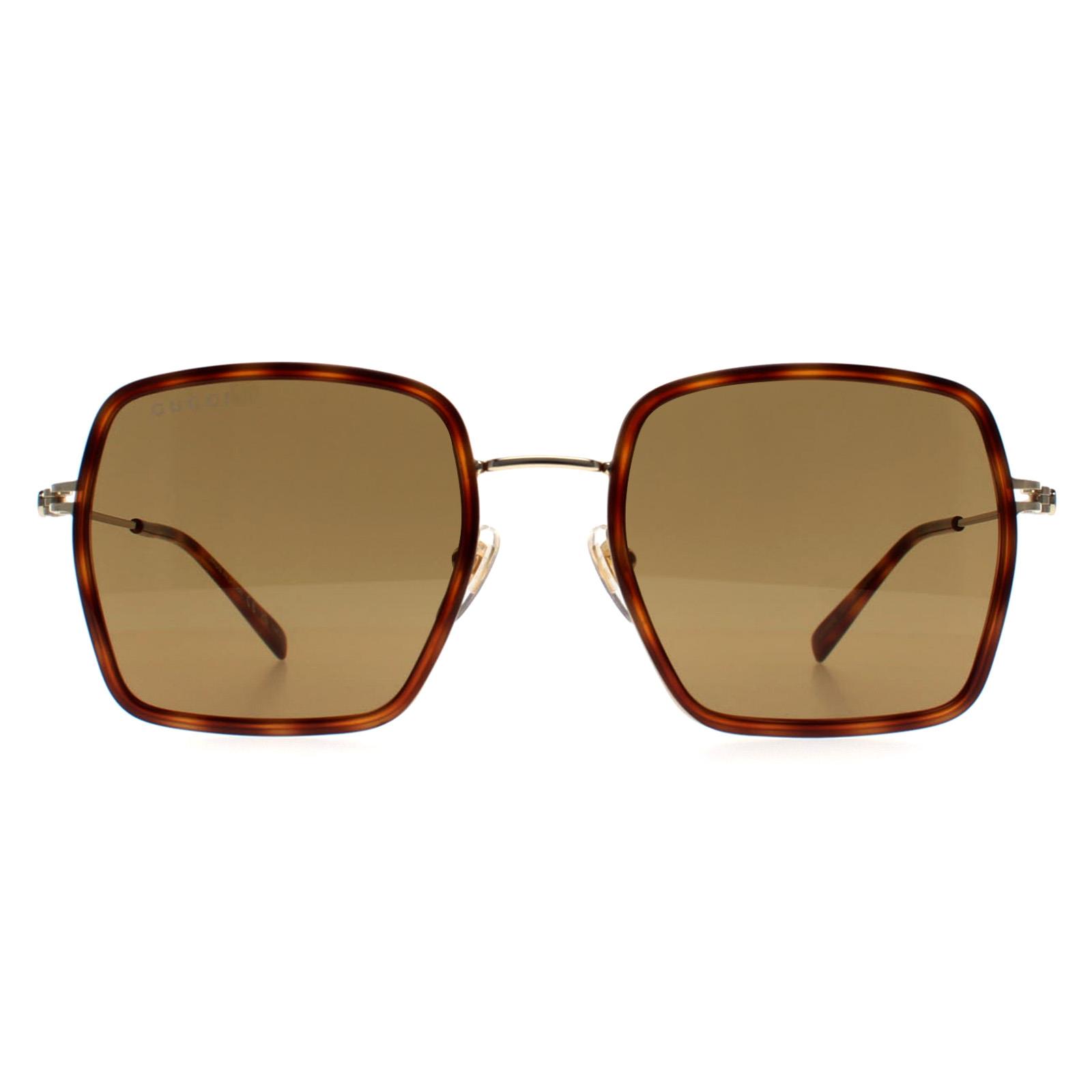 Gucci Sunglasses GG1848S 002 Havana Gold Brown | eBay display picture 3