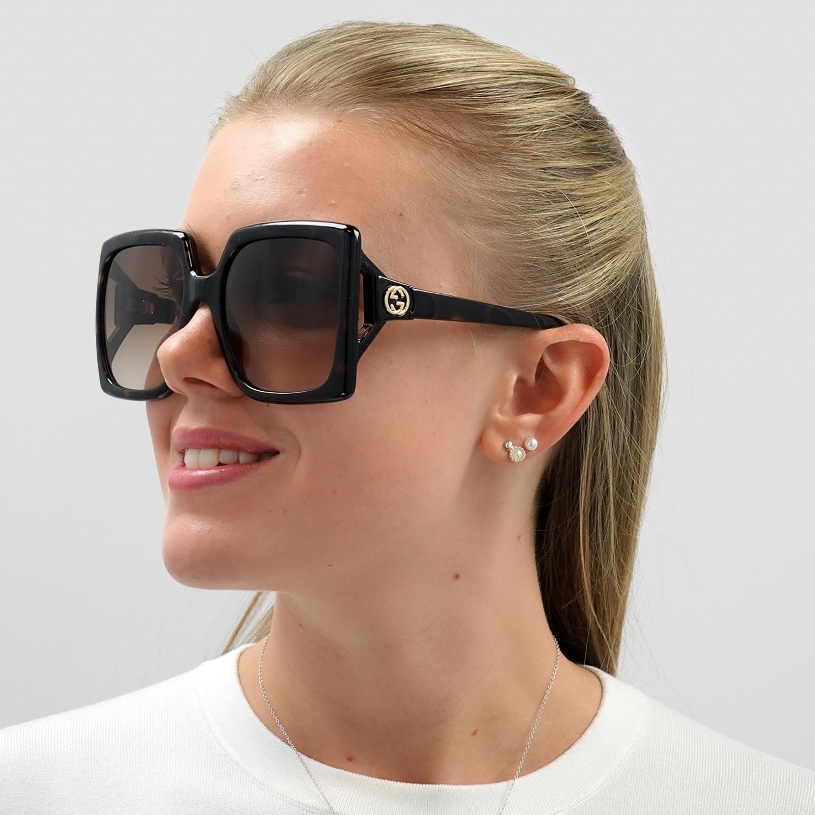 Gucci Sunglasses GG0876S 002 Dark Havana Brown Gradient | eBay display picture 1