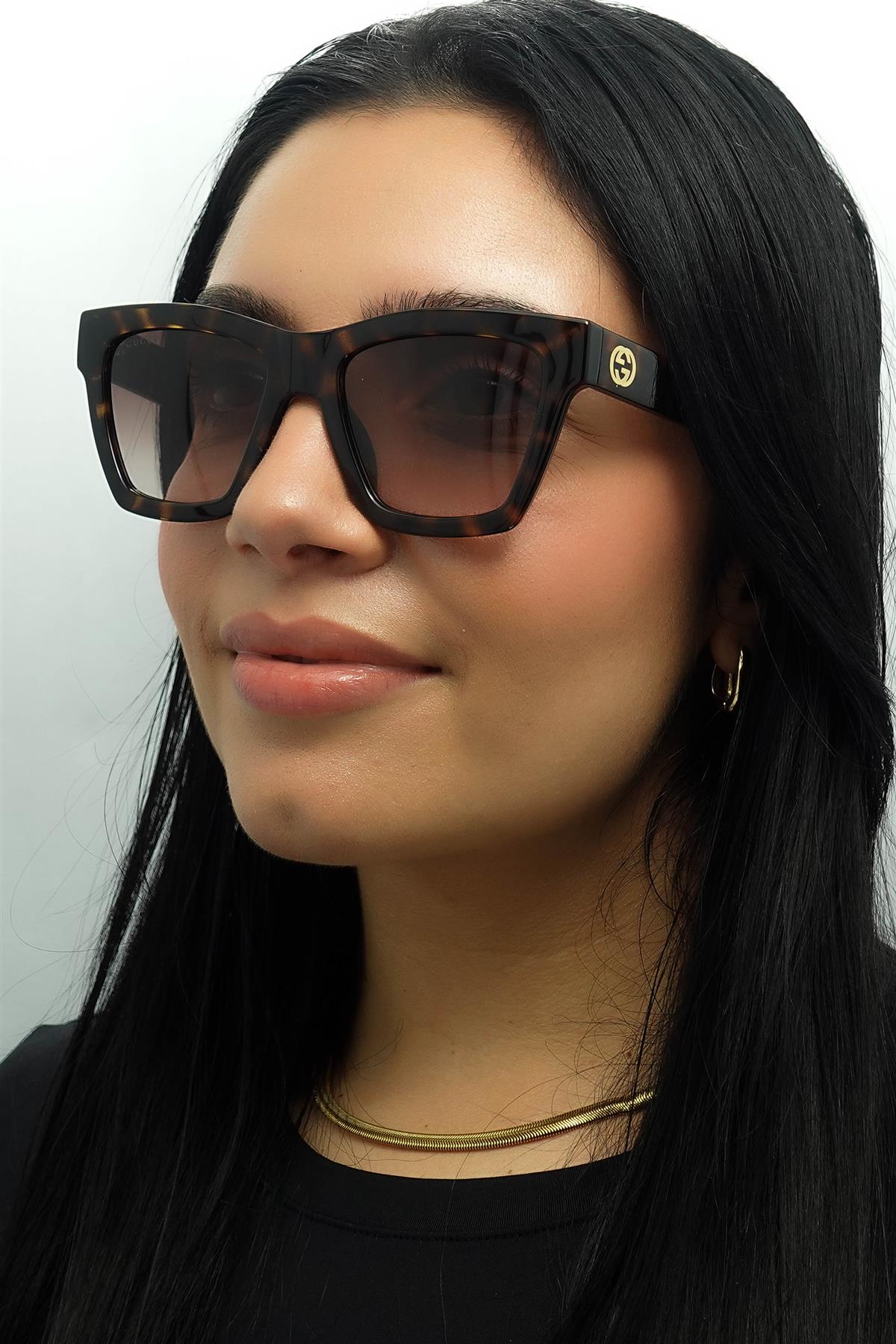 Gucci Sunglasses GG1714S 002 Havana Brown Gradient | eBay