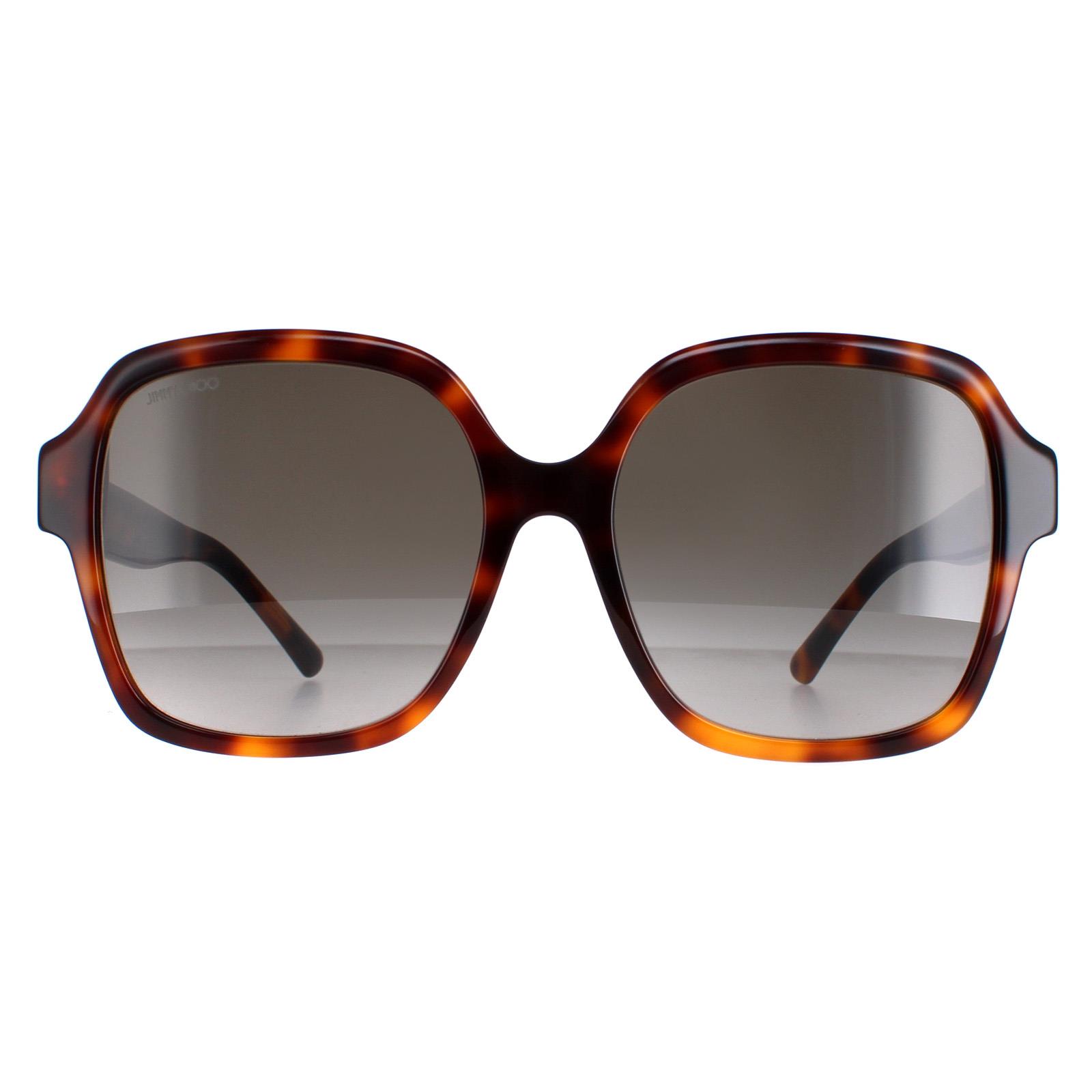 Jimmy Choo Rella Sunglasses Jimmy Choo Square Sunglasses Rella/G/S 8079O Black 55mm | eBay main image 2