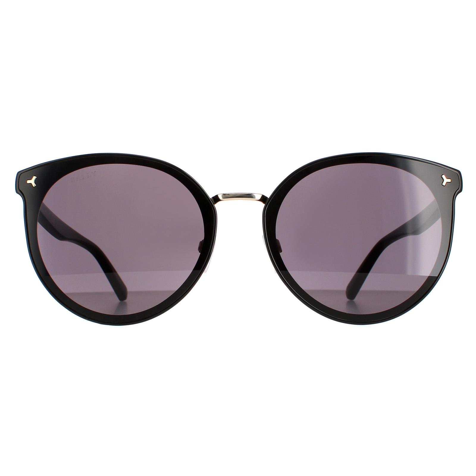 Bally Sonnenbrille BY0043-K 01A Schwarz Blau | eBay display picture 3