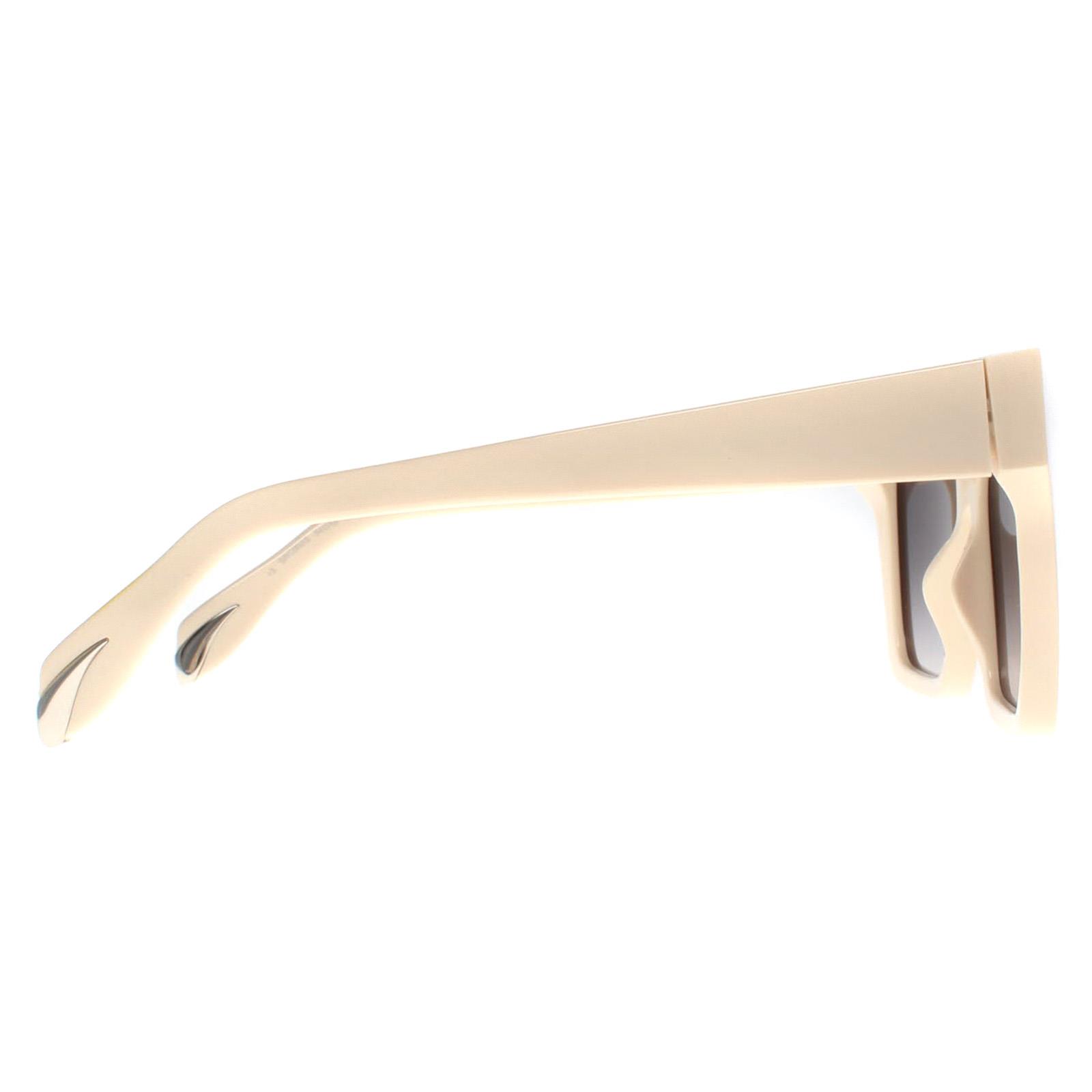 Roberto Cavalli Sunglasses SRC002S 09X7 Shiny Beige Gray  display picture 3