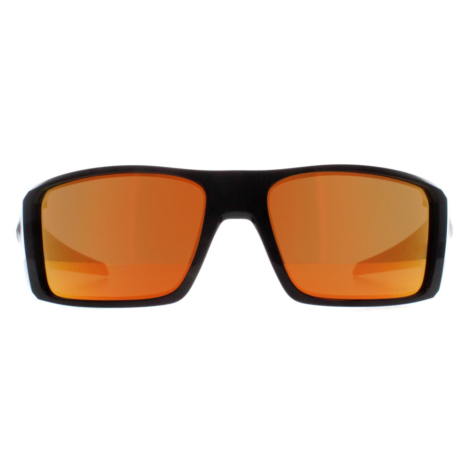 Oakley Sunglasses Heliostat OO9231-06 Polished Black Prizm Ruby | eBay