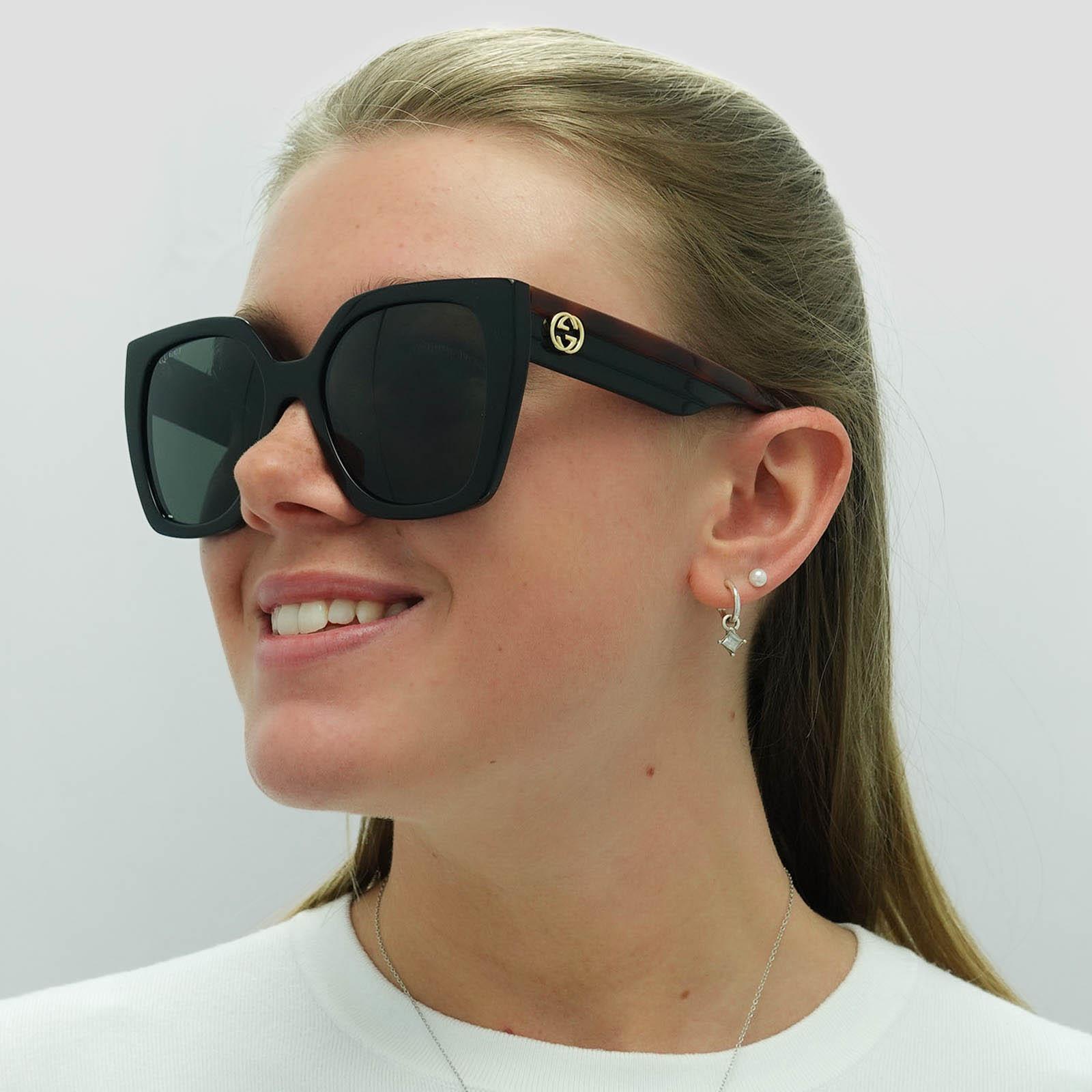 Gucci Sonnenbrille GG1300S 001 Havana schwarz grau - Bild 6 von 6