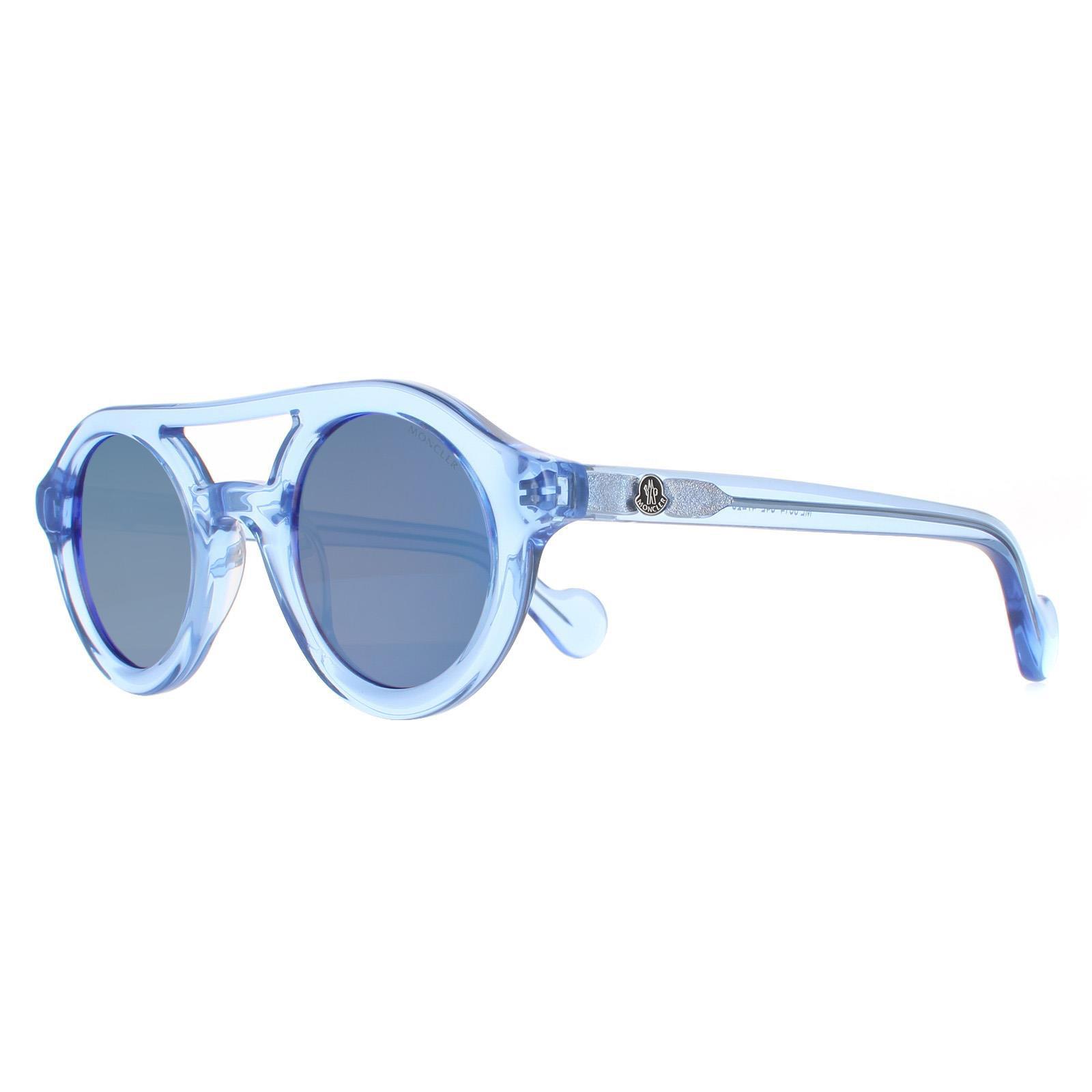 サングラス Moncler Sunglasses ML0146 90X Transparent Blue Mirror e0bdeabf8627430f84b87f4a2b04b9