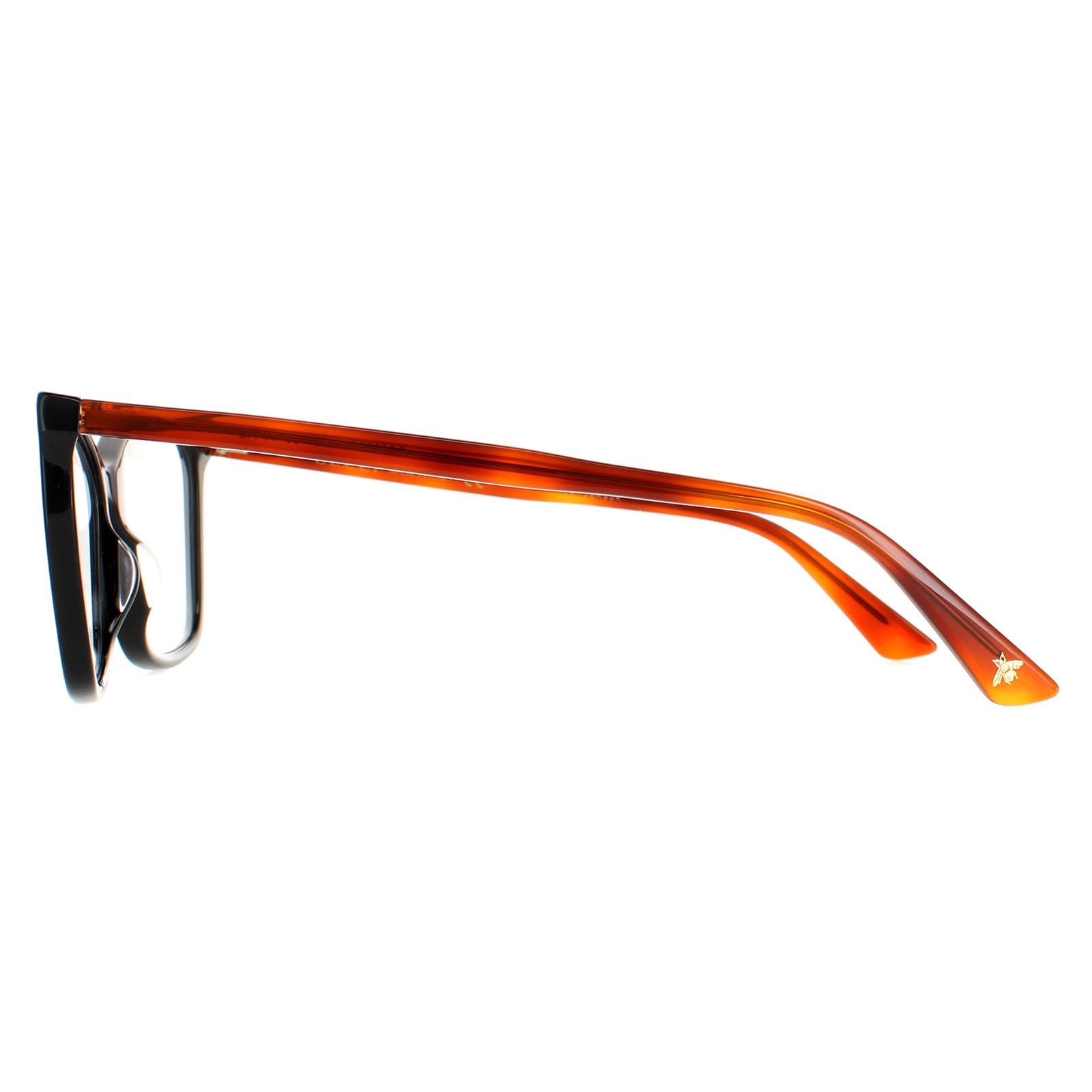 Gucci Eyeglasses GG0025O 003 Black Havana Women | eBay display picture 2