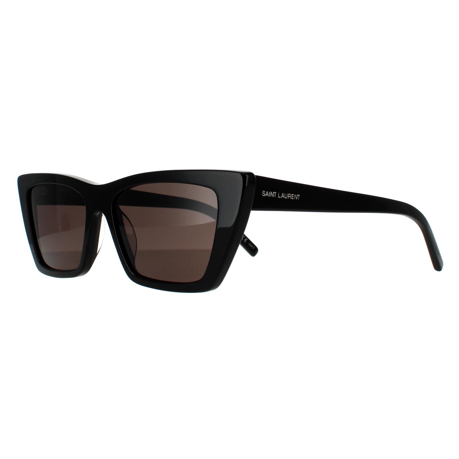 Saint Laurent Sunglasses SL 276 MICA 001 Black Gray | eBay