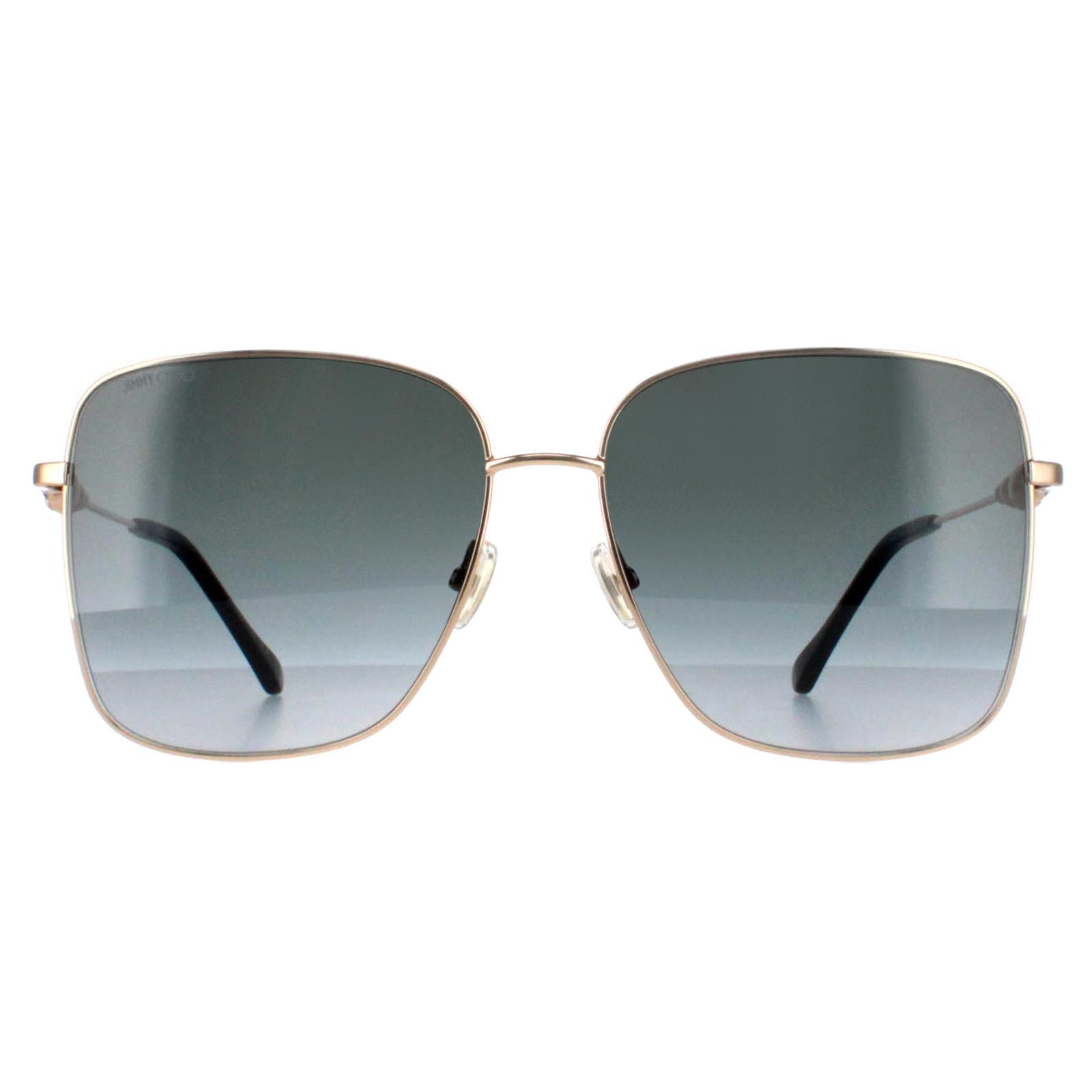 JIMMY CHOO ヘスタ スクエア フレム サンクラス HESTERS 2M2 Jimmy Choo Sunglasses HESTER/S 2M2 9O Gold Gray Gradient | eBay