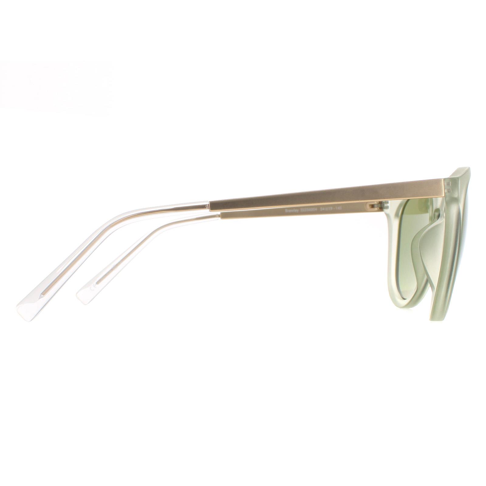 Serengeti Brawley Translucent Light Green Frame Sunglasses with Green Polarized Serengeti Brawley Polarized Square Sunglasses, Matte Crystal  main image 3
