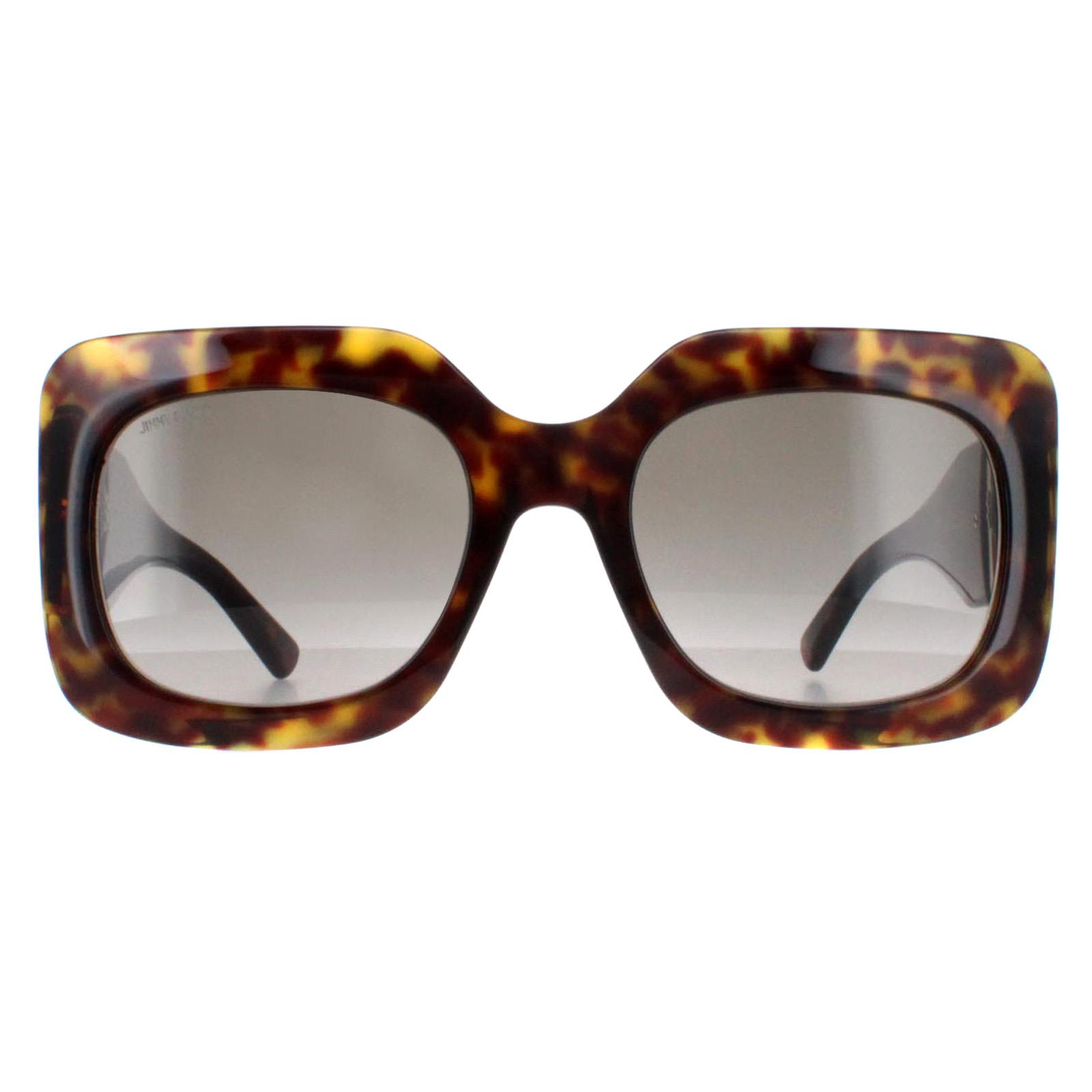 Jimmy Choo Sunglasses GAYA/S 086 HA Havana and Gold Brown  display picture 2