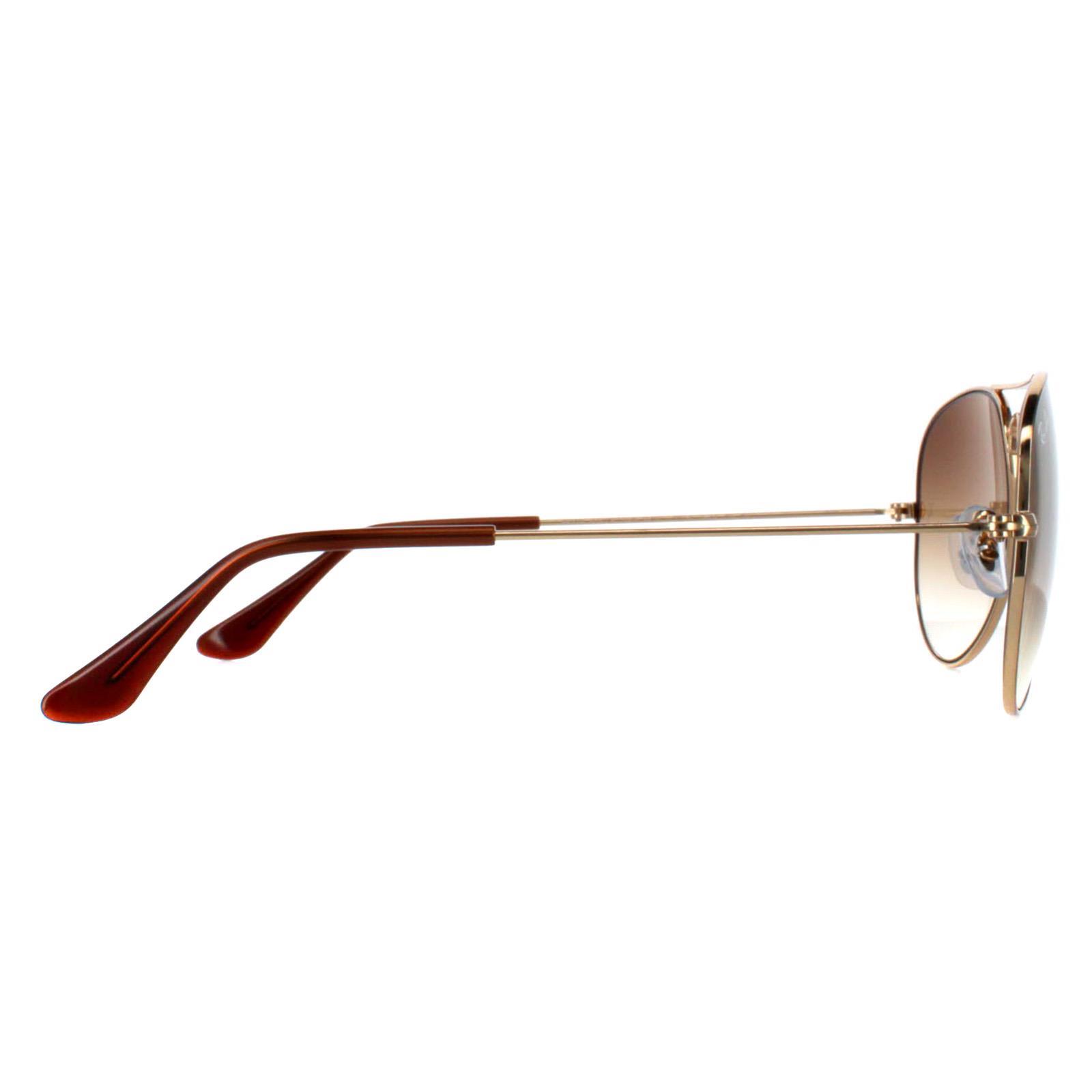 Ray-Ban Sunglasses Aviator RB3025 001/51 Gold Brown Gradient 55mm