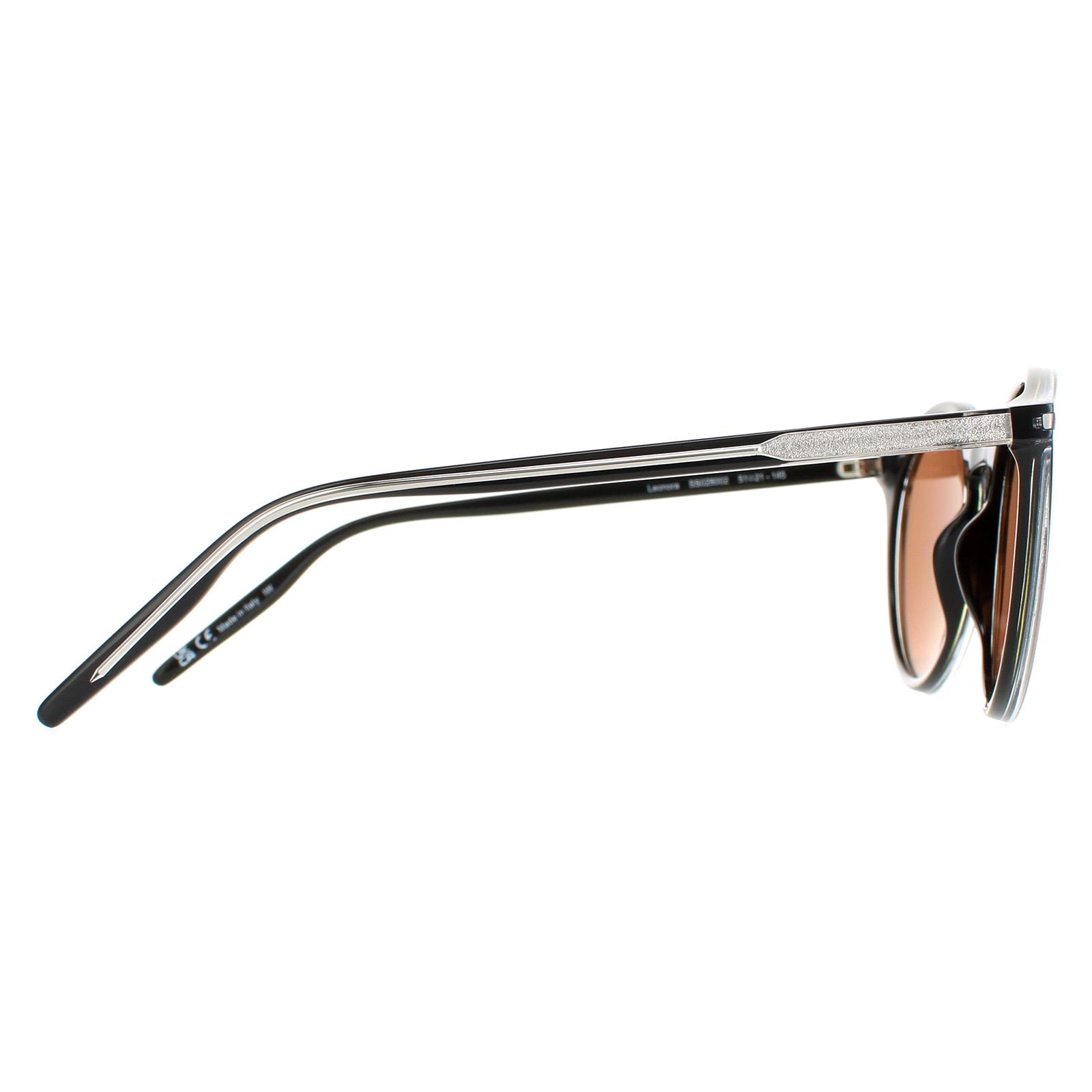 Serengeti Sunglasses Leonora SS028002 Shiny Clear and Black  display picture 3