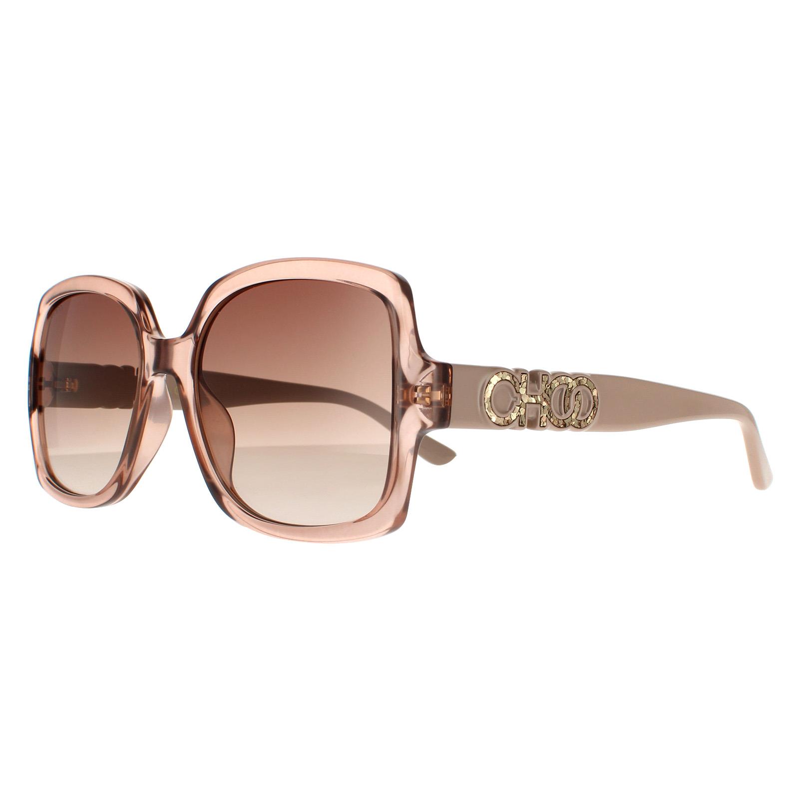 Authentic, brand new Jimmy Choo GEMA/SFWM sunglasses with case!! Jimmy Choo Sunglasses SAMMI/G/S FWM HA Crystal Nude Brown  main image 3