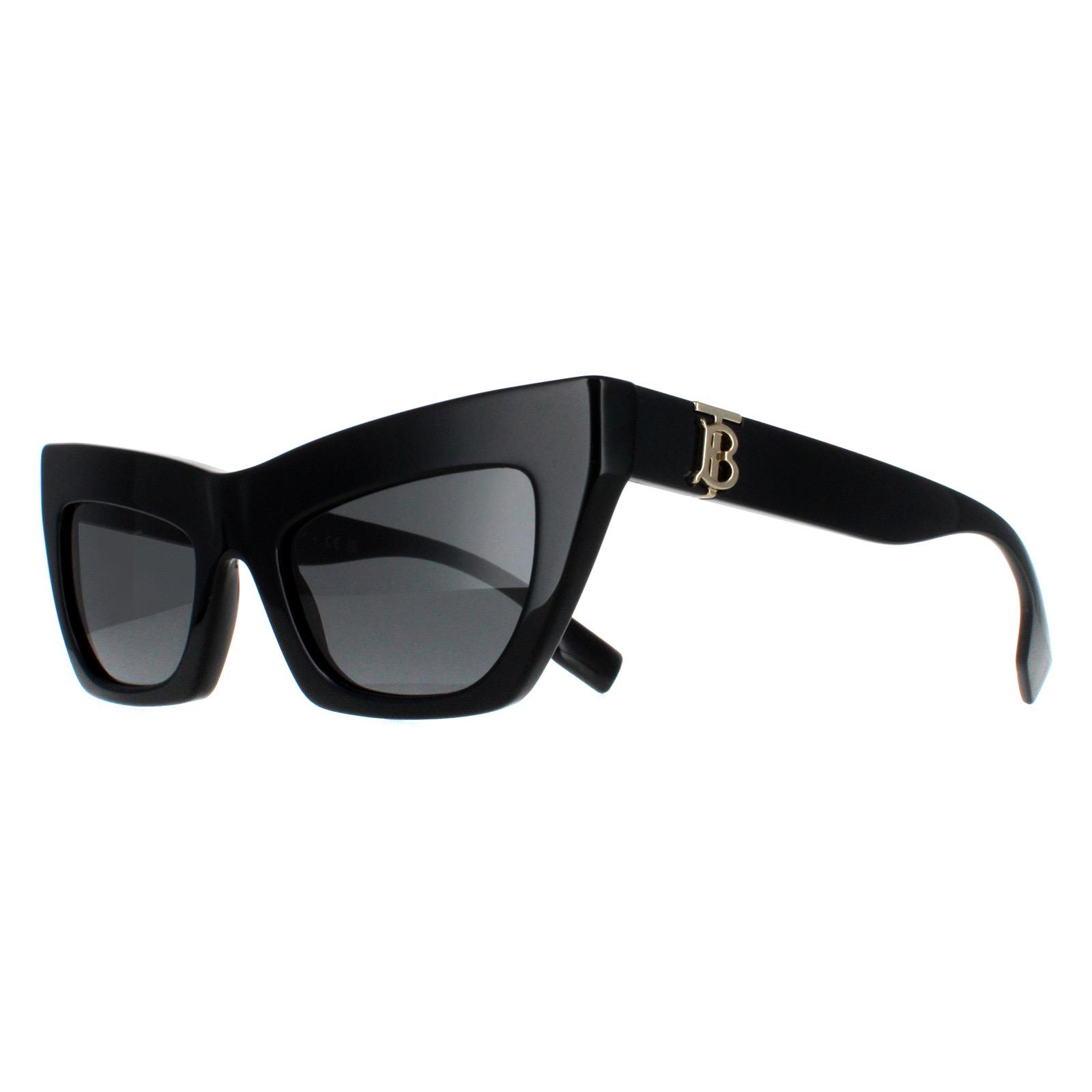 Burberry Sunglasses BE4405 300187 Black Dark Gray | eBay