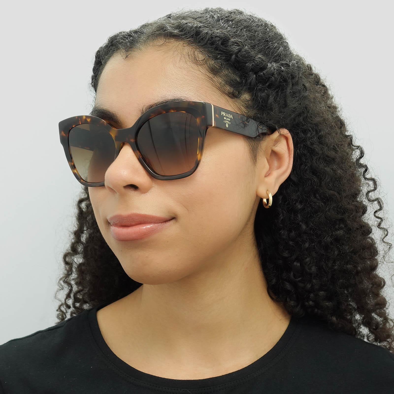 Prada Sunglasses PR17ZS VAU6S1 Honey Tortoise Brown Gradient  display picture 3