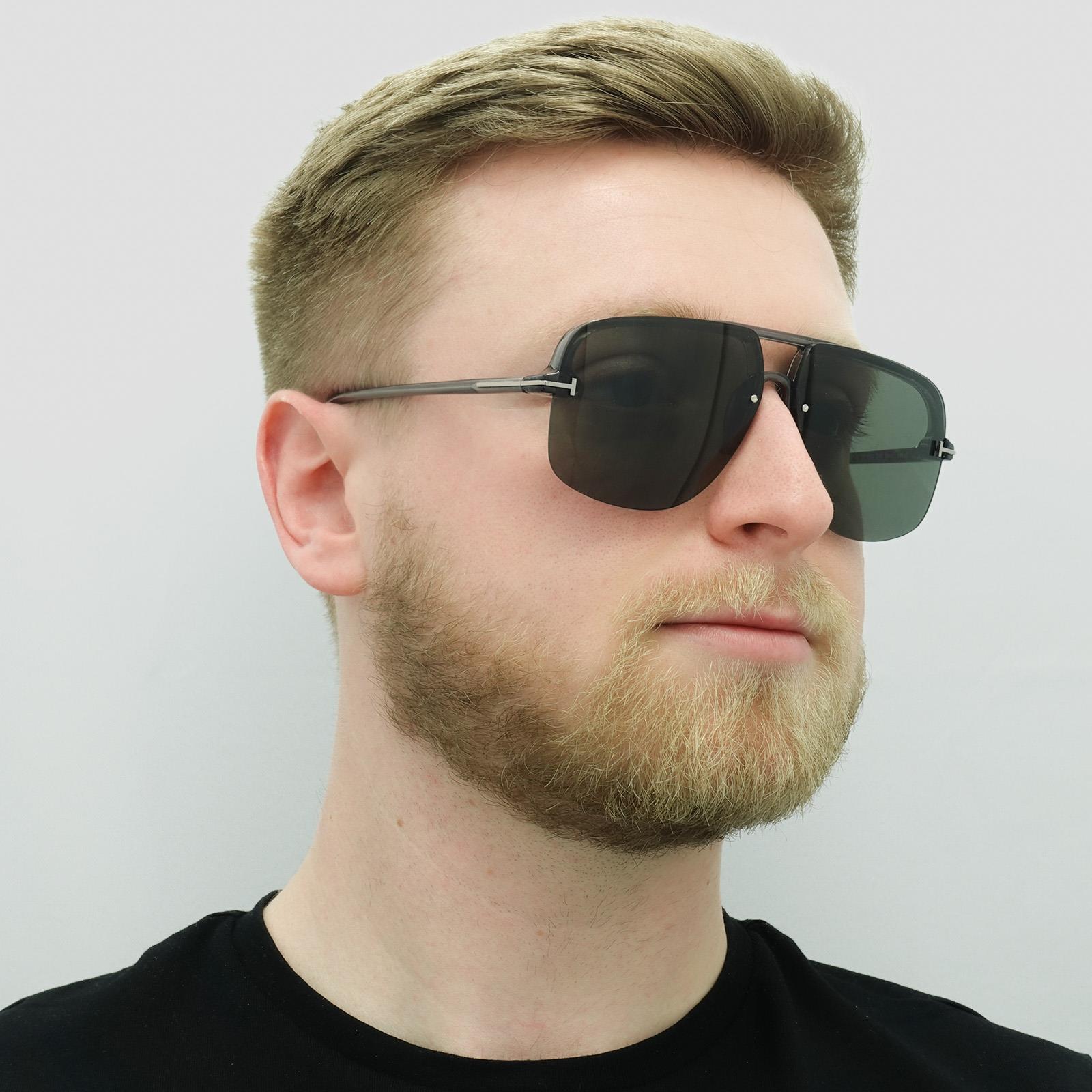 Tom Ford Sunglasses Hugo 02 FT1003 20N Green Green | eBay display picture 3