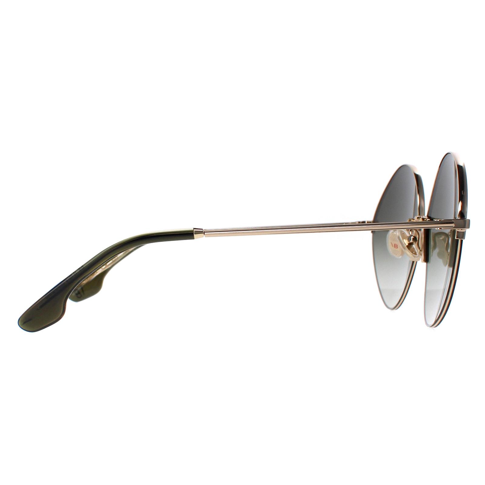 Victoria Beckham oval 64 mm gold metal sunglasses Oversized sunglasses Victoria Beckham Gold in Metal - 25693609 main image 3