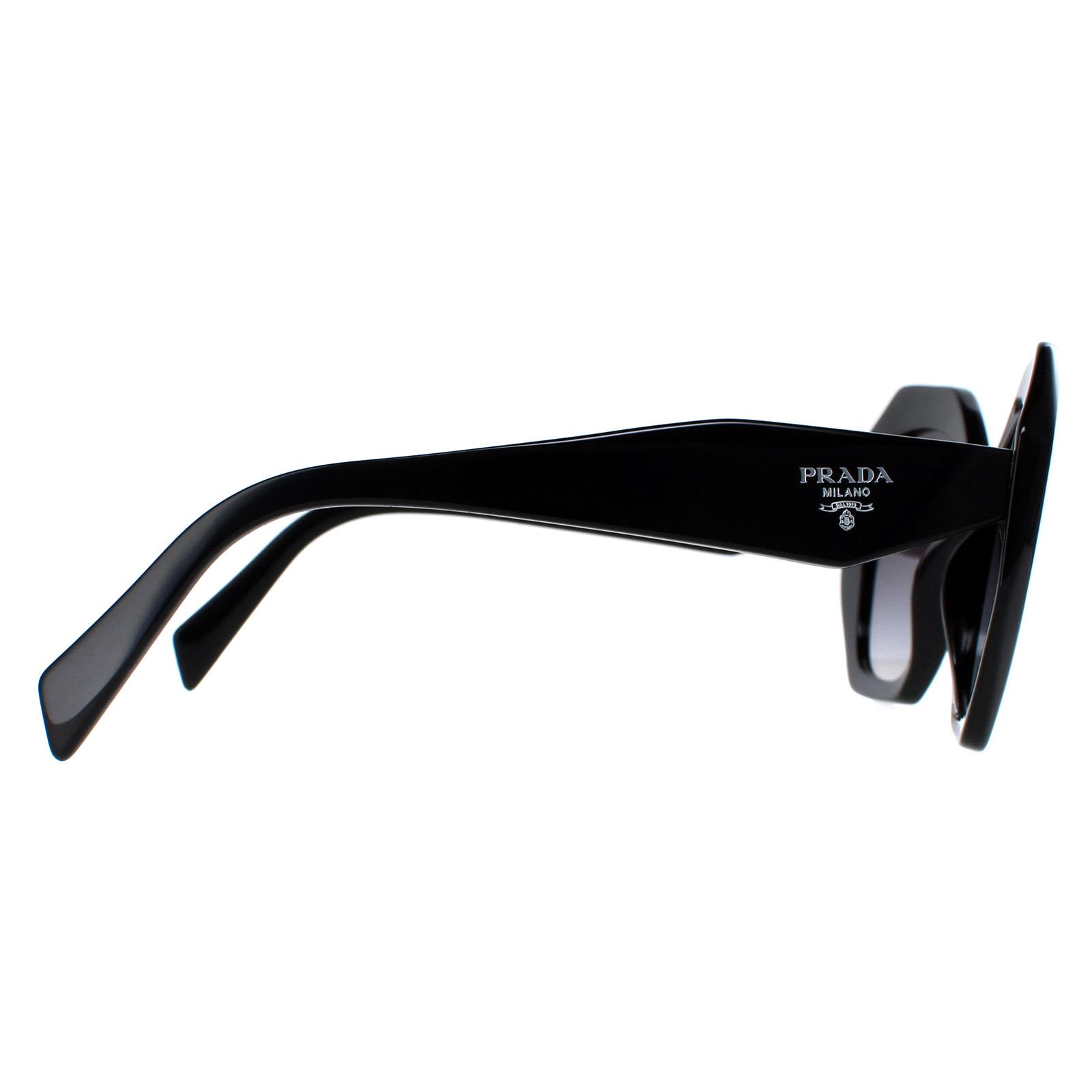 Prada Sunglasses PR16WS 1AB5D1 Black Grey Gradient | eBay