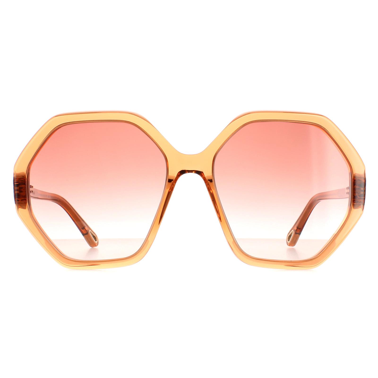 Chloe Sunglasses CH0008S Esther 002 Pink Crystal Blue to  display picture 2