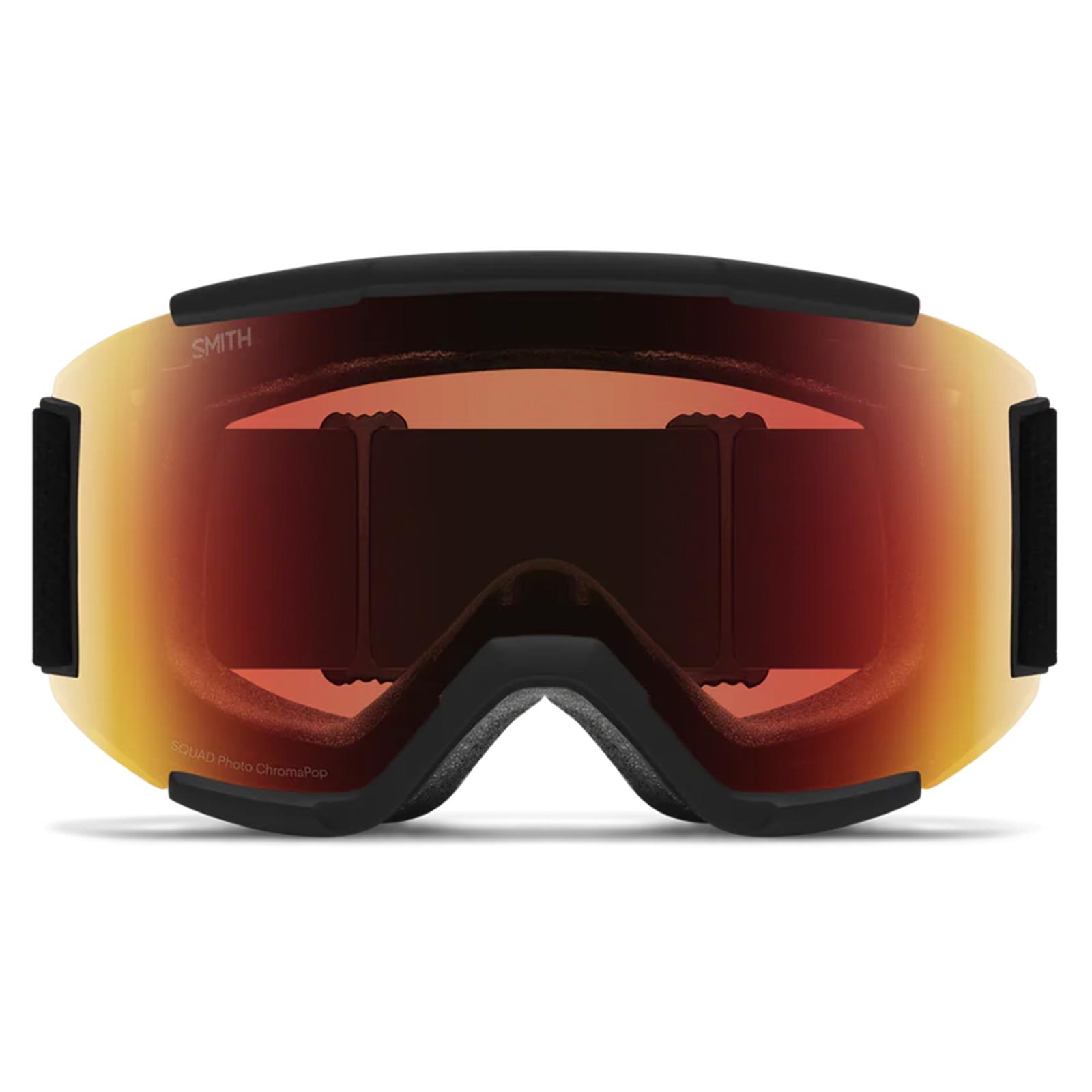 Smith Ski Goggles Squad 2QJ 4V Black ChromaPop Pro Photochromic