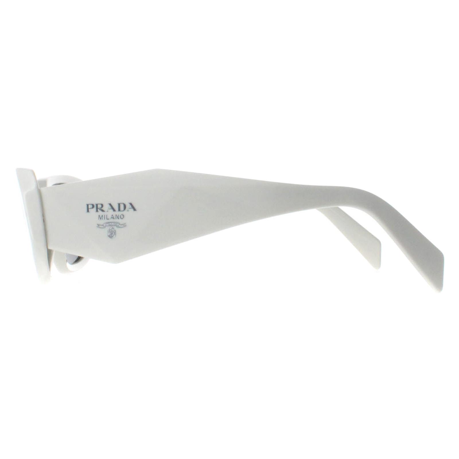 Prada Sunglasses PR17WS 1425S0 Talc Dark Gray | eBay