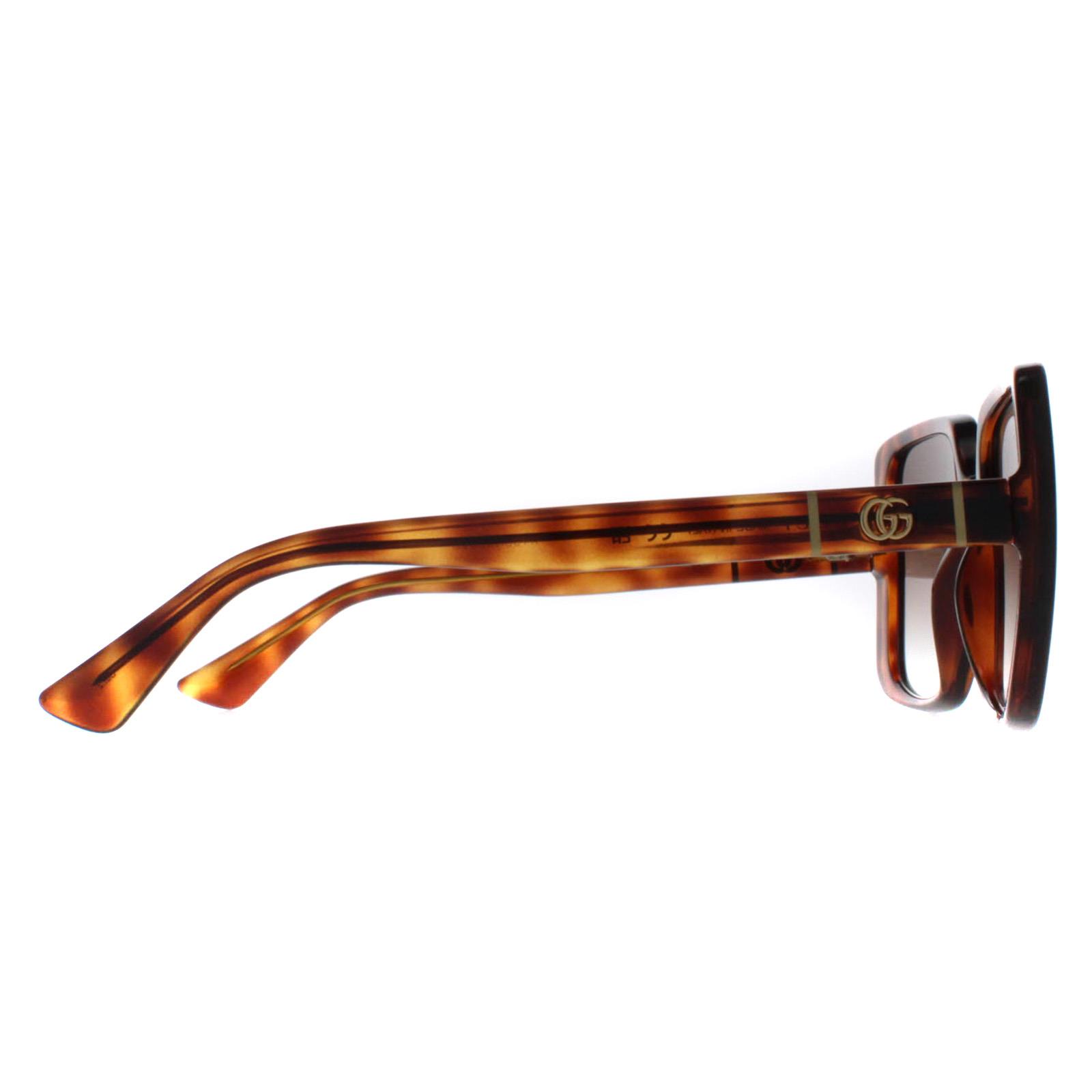 New In Box• Gucci GG0632SA Sunglasses 002 Havana / Brown Gradient Lenses Gucci GG0632S 002 - Havana • See best prices today » main image 4