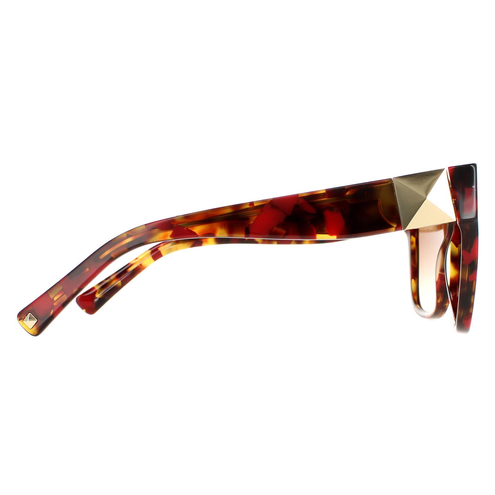 Valentino Sunglasses VA4111 519413 Red Havana Brown Gradient  display picture 2