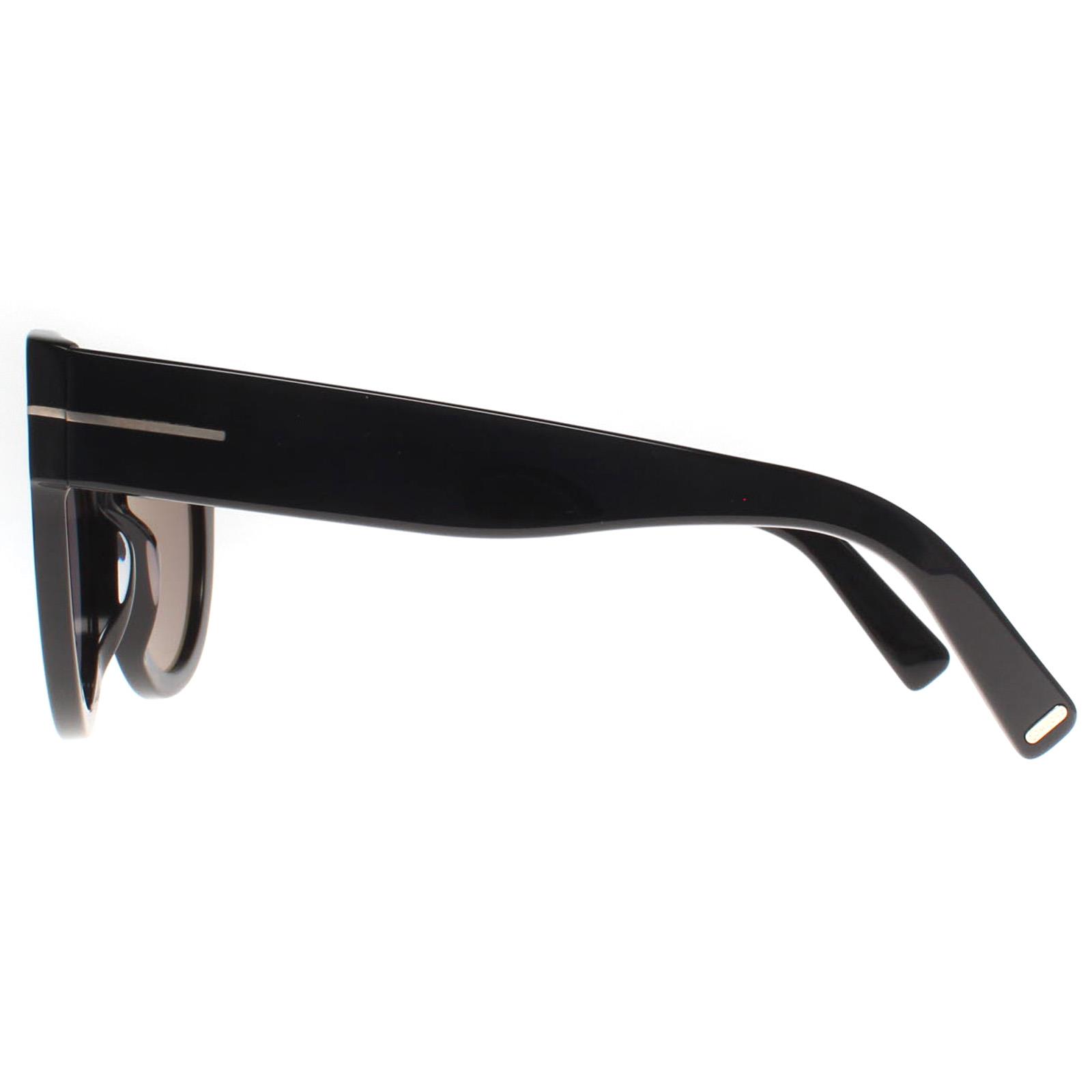 Tom Ford Women Sunglasses LUCILLA Shiny Black Smoke Mirror Cat Eye FT1063/S 01C Tom Ford Lucilla FT1063 Black Smoke Mirror | Mercari main image 2