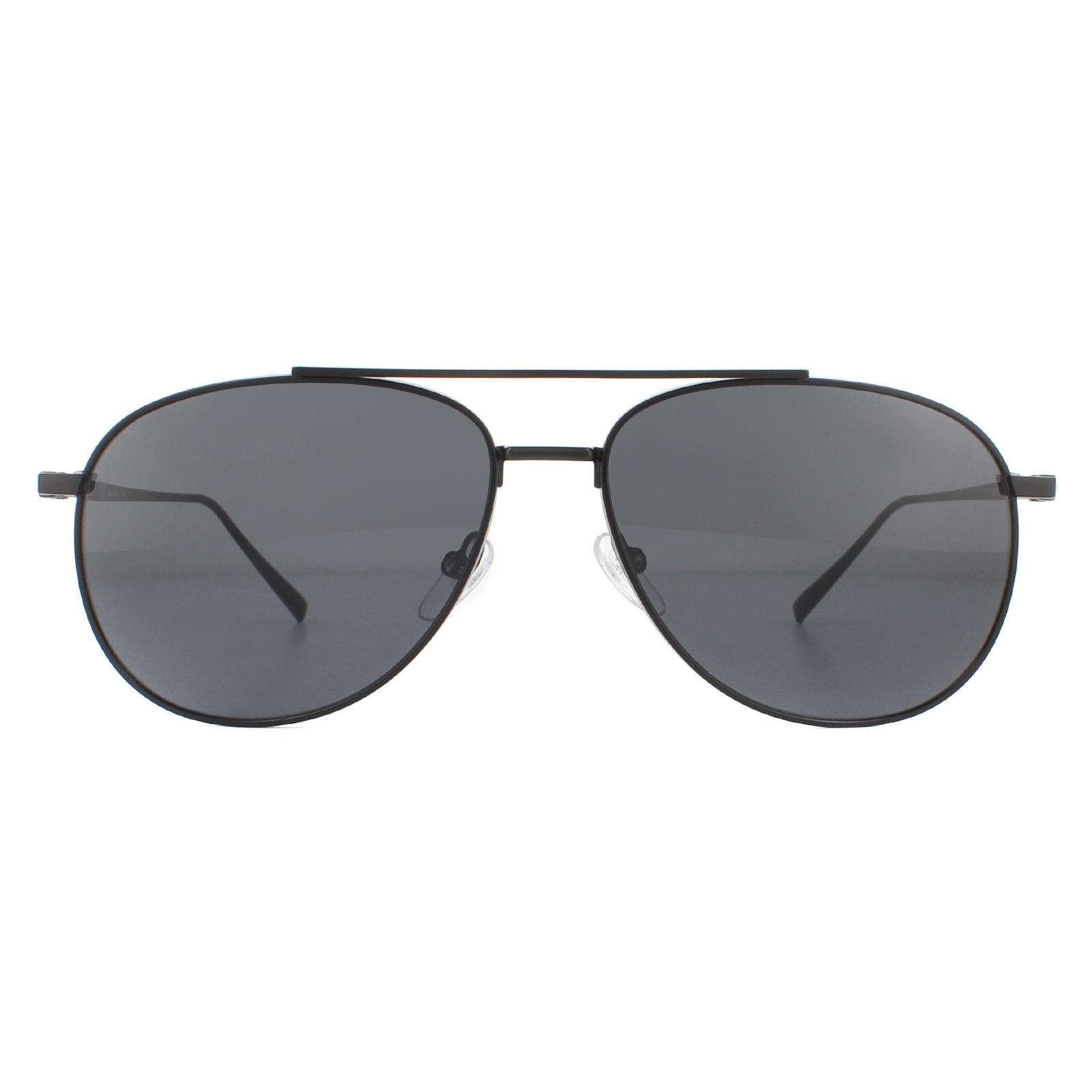 Salvatore Ferragamo Sunglasses SF201S 002 Matte Black Grey  display picture 1