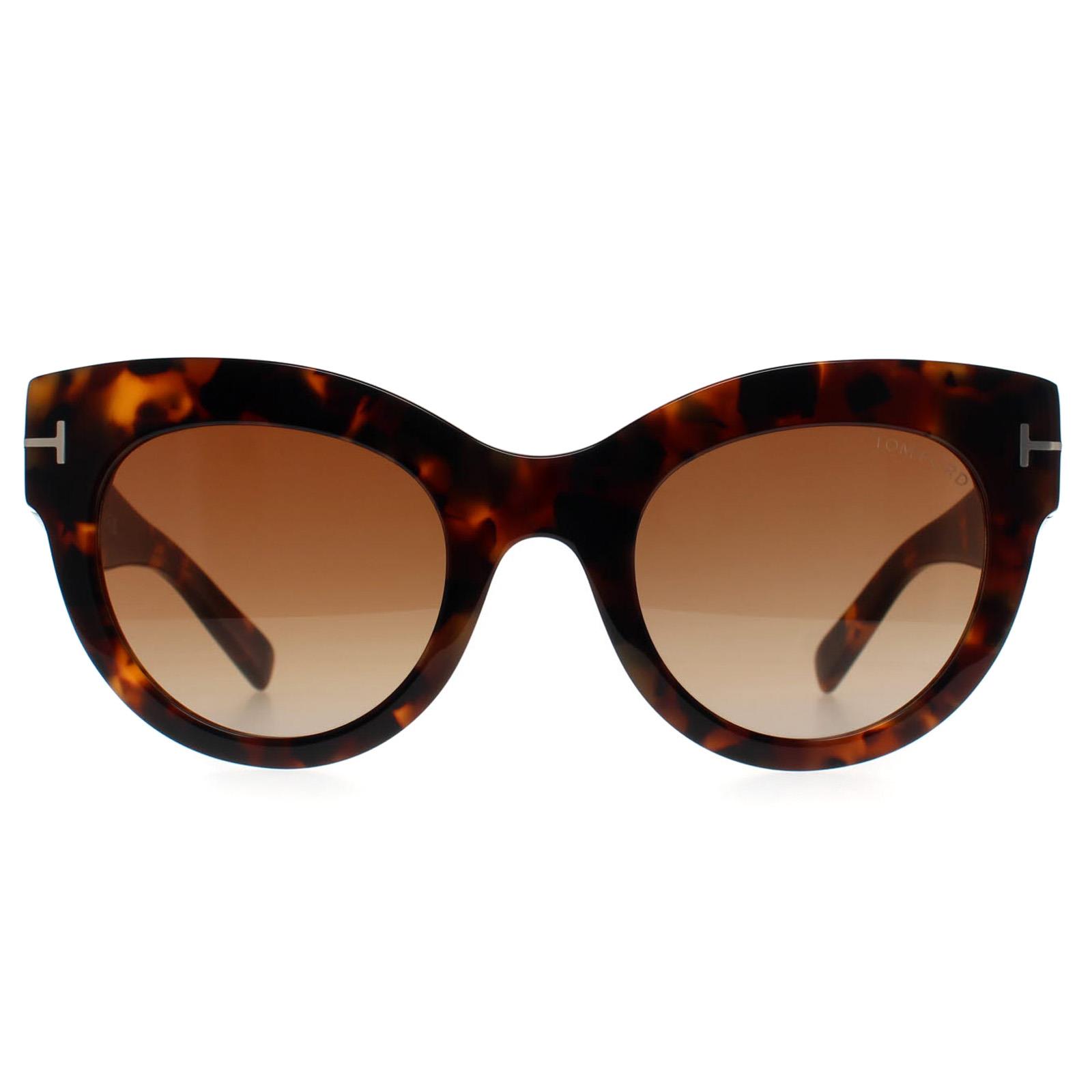 Tom Ford Sunglasses Lucilla FT1063 52T Dark Havana Gradient  display picture 1