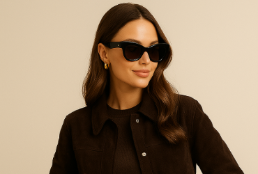 Gucci Sunglasses GG0200S 004 Gold with Light Brown Crystal