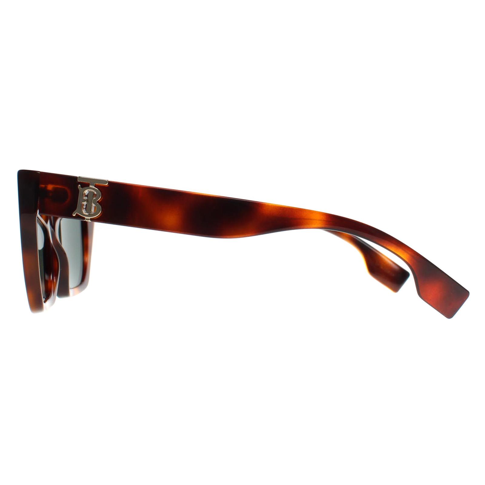 Burberry Sunglasses Be4405 331671 51-21-140 - Light Havana/Dark Green Burberry 0BE4405 Sunglasses 331671 Tortoise - eye-oo.com main image 3