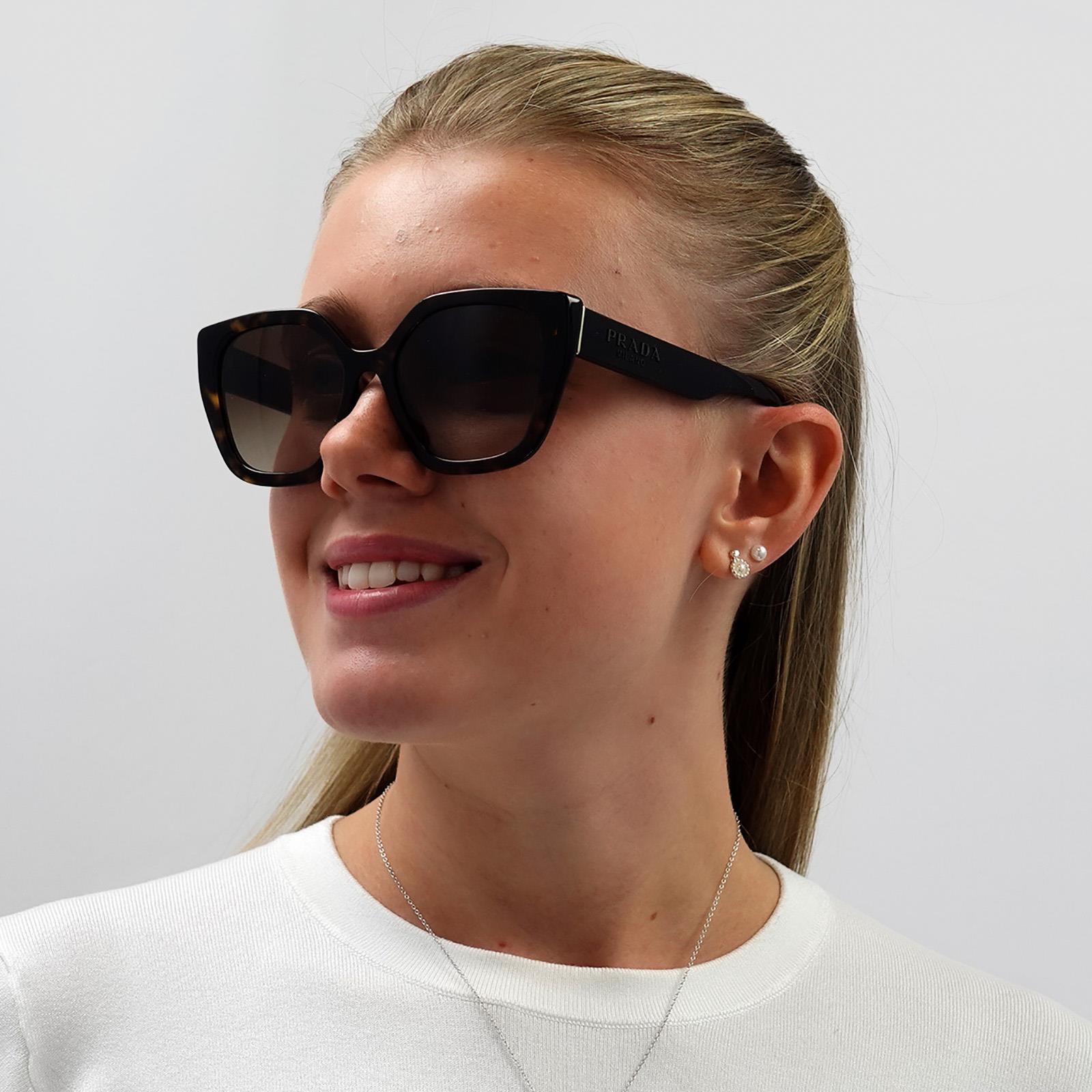 Prada Sunglasses PR24XS 2AU6S1 Havana Brown Gradient | eBay