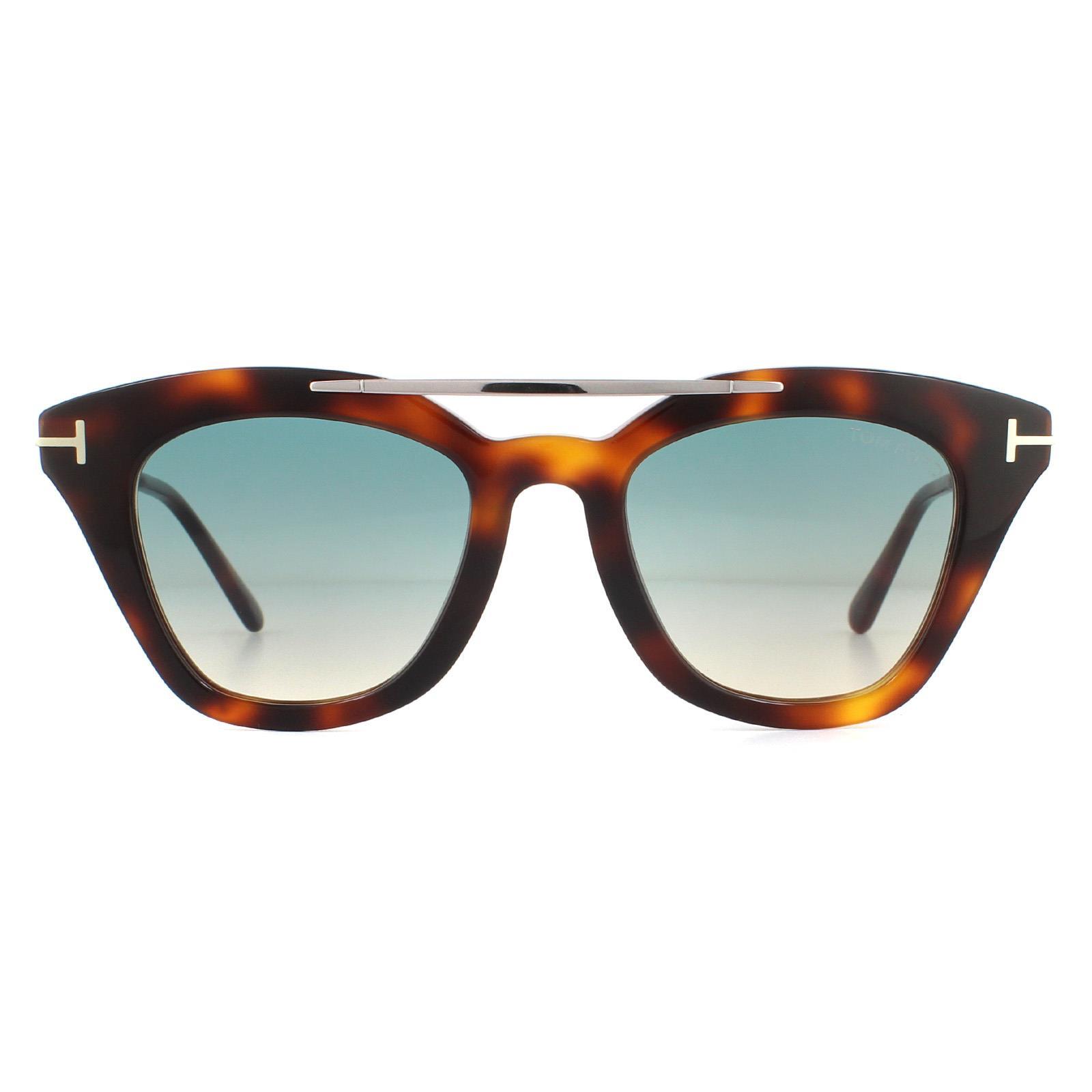 Tom Ford Sunglasses FT0575 53P Blonde Havana Blue Gradient  display picture 3
