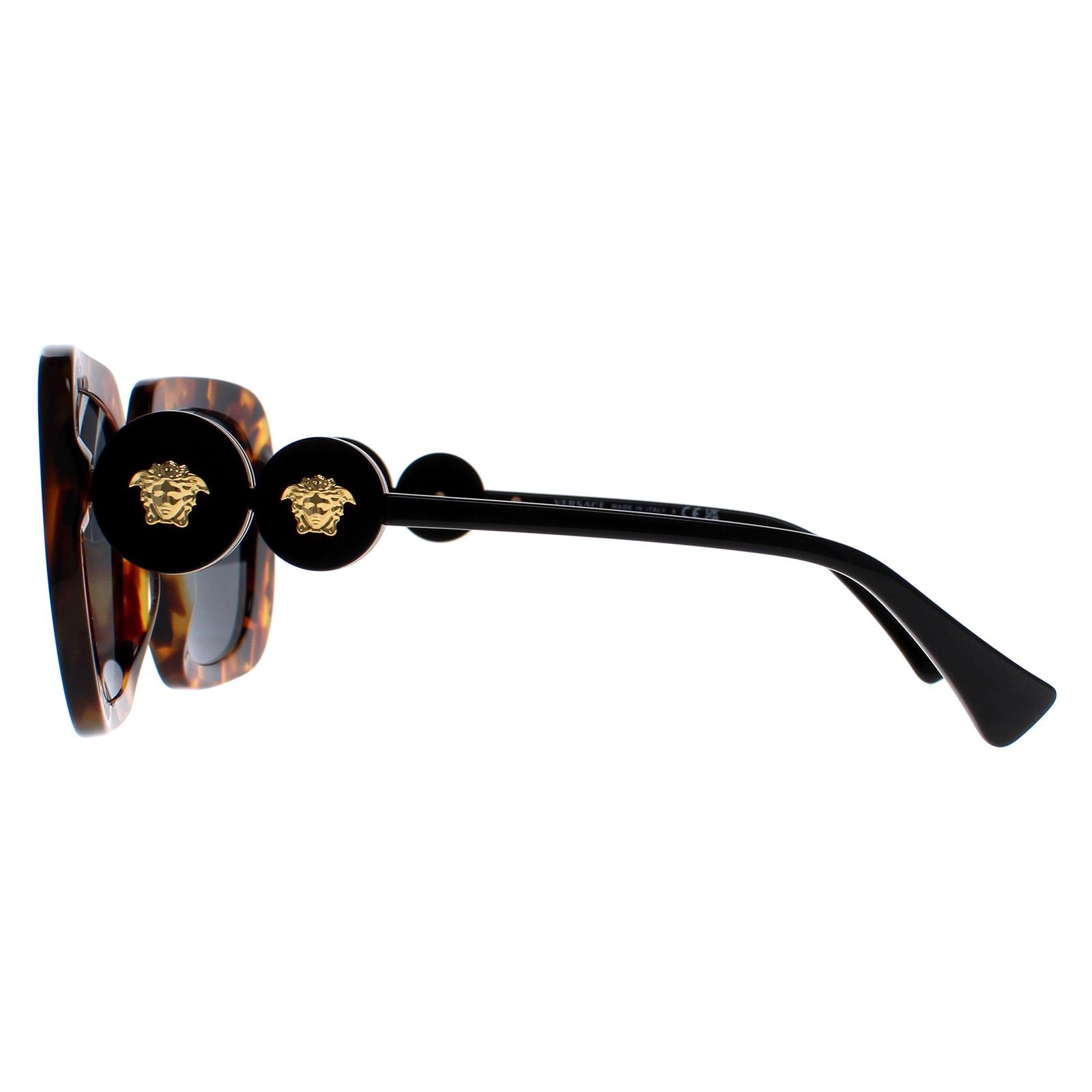 ヴェルサーチヴィンテージ Versace Sunglasses VE4434 511987 Light Havana Dark Grey | eBay