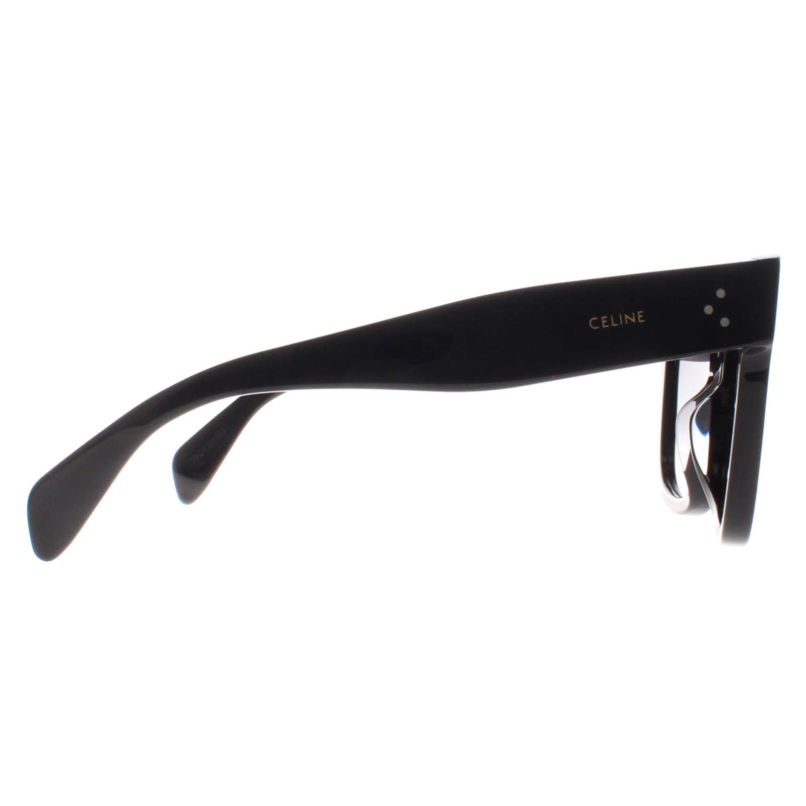 Celine Sunglasses New Audrey CL4002UN 01B Shiny Black Smoke  display picture 1