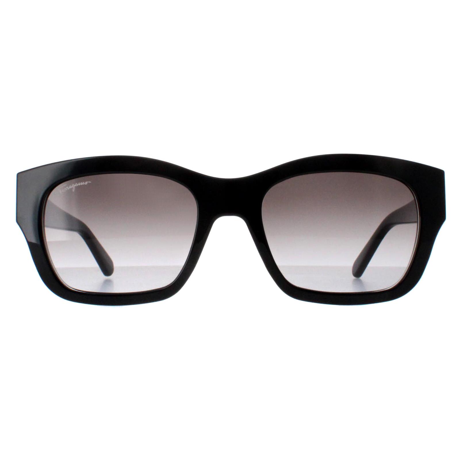 Salvatore Ferragamo Sunglasses SF1012S 001 Black Gray  display picture 3