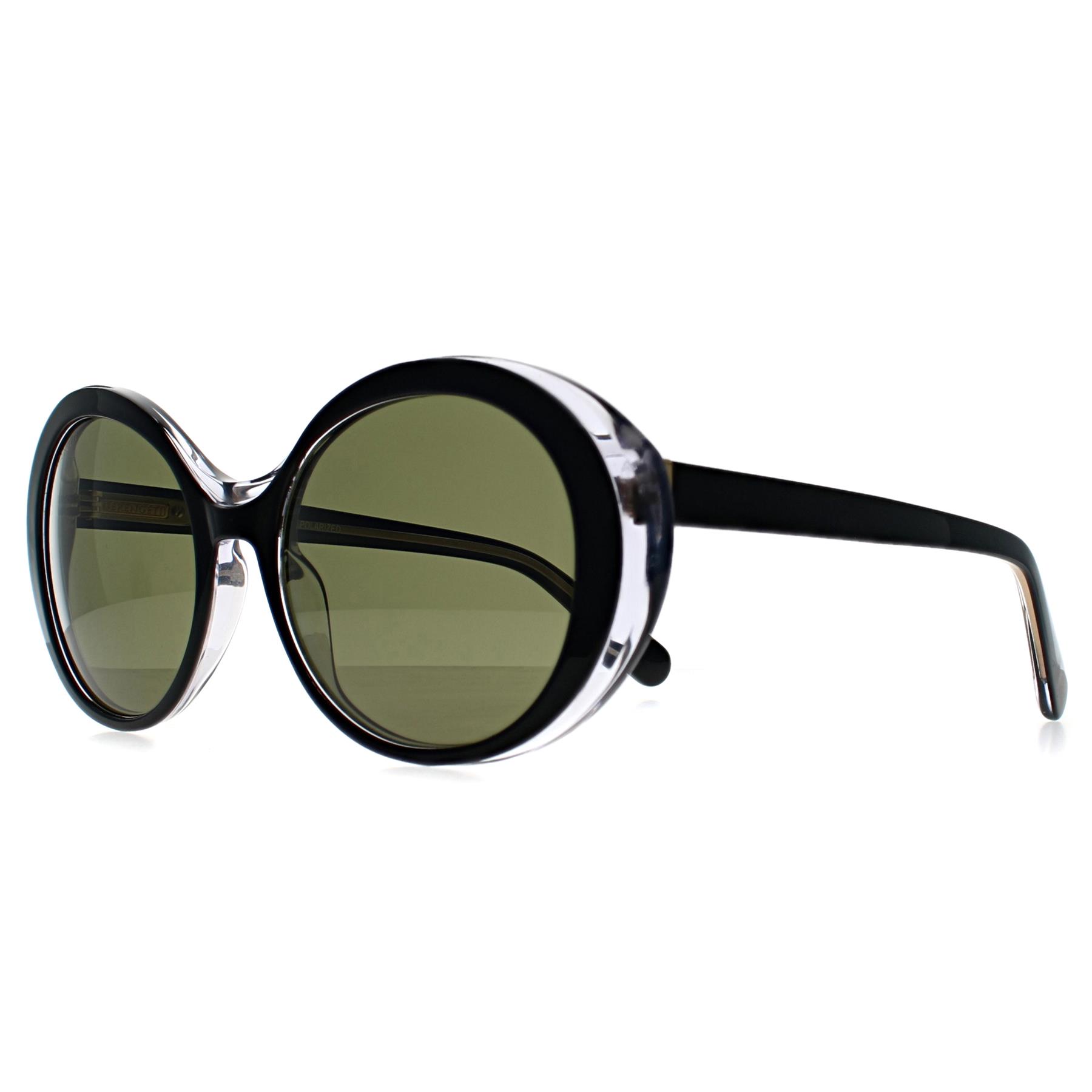 Serengeti Sunglasses Bacall SS541001 Black Transp Polarized 