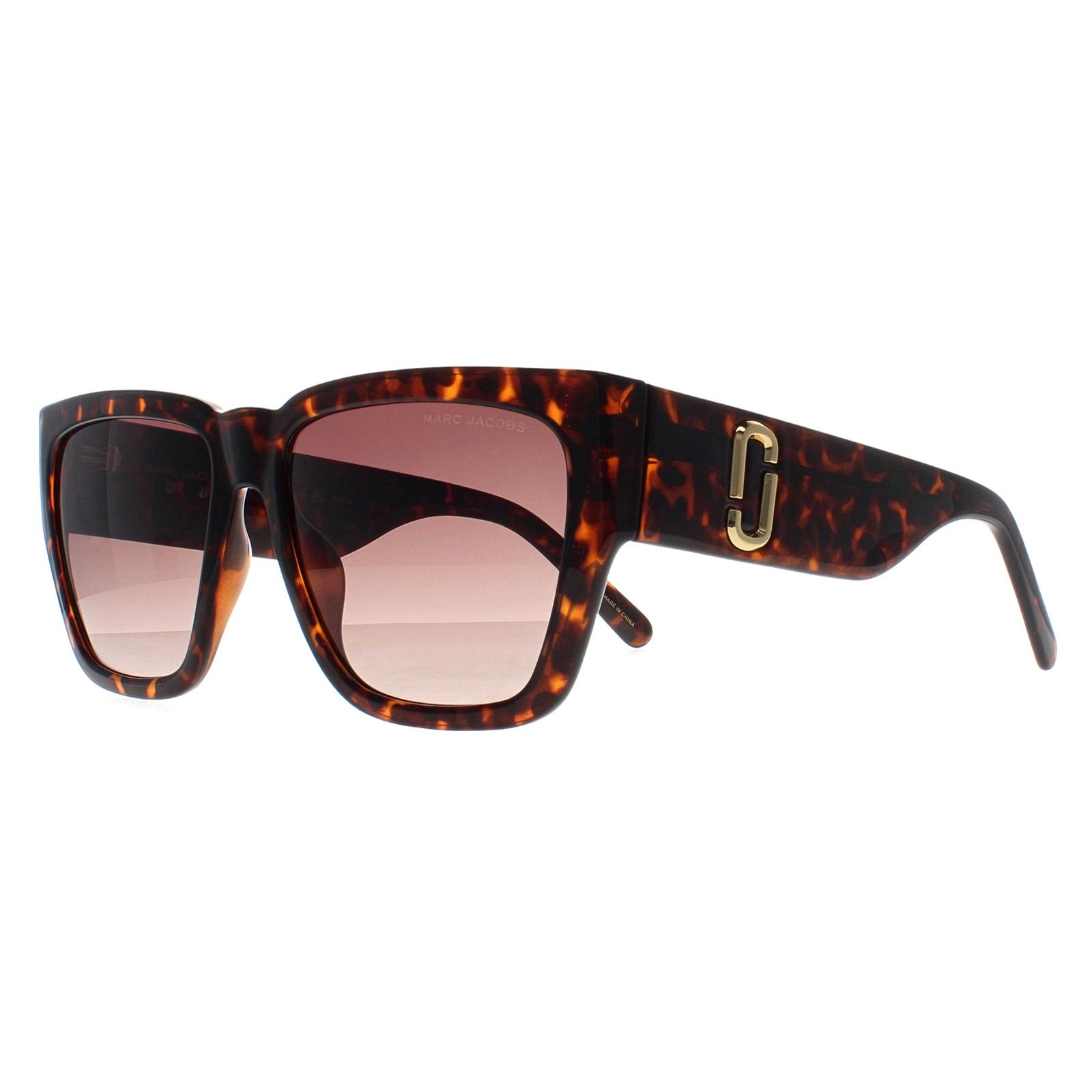 NEW Marc Jacobs Brown Tortoise Sunglasses 646/S Marc Jacobs Sunglasses MARC-646-S 086/HA main image 2
