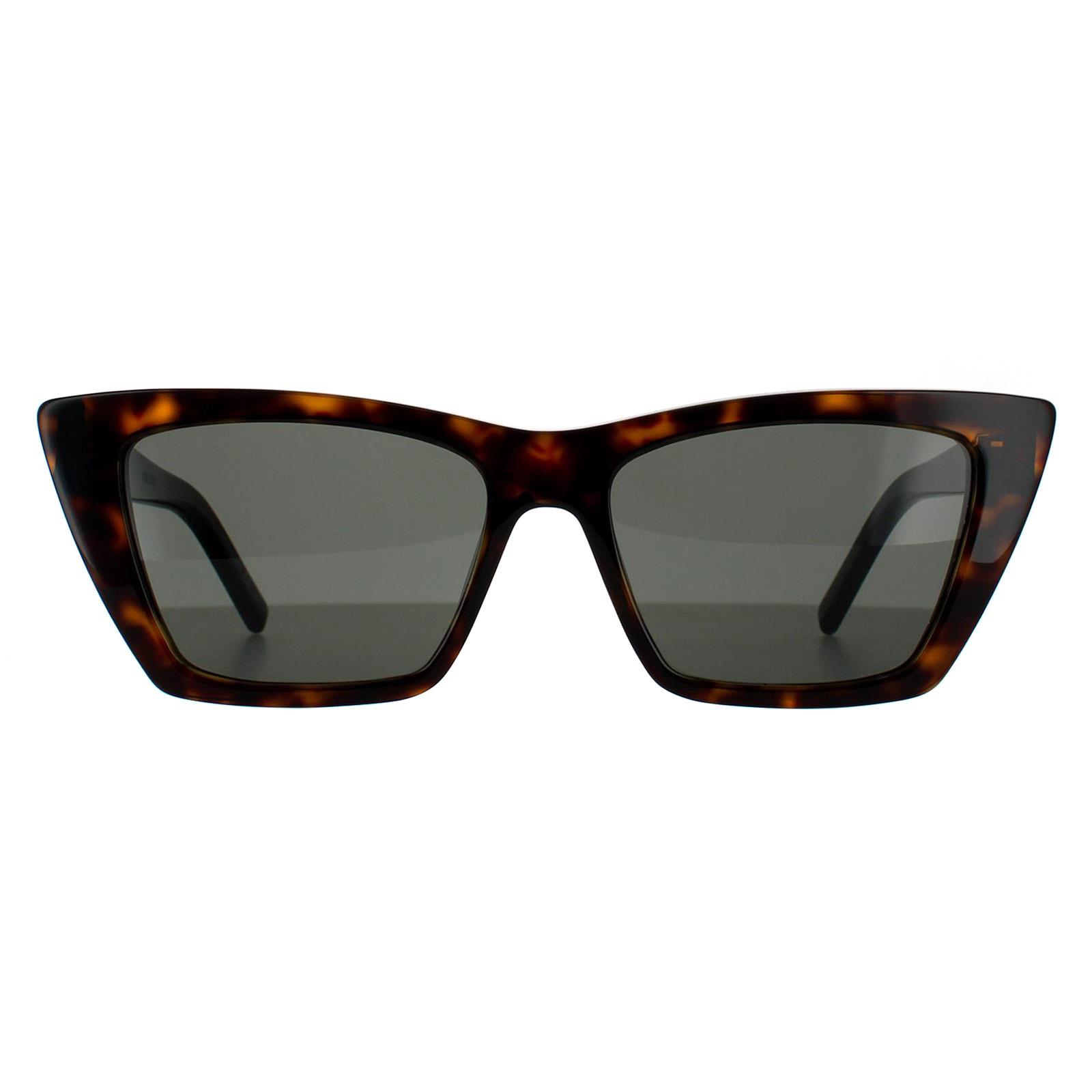 Saint Laurent Sunglasses SL 276 MICA 002 Dark Havana Gray | eBay