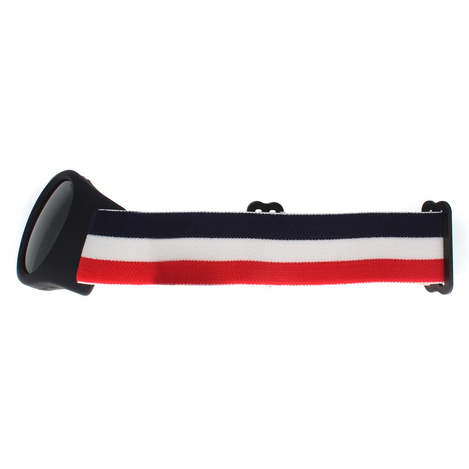メガネ MONCLER FW25 Moncler - ML0051 - 92C (ML0051 92C) Moncler Ski Goggles ML0051 92C Navy Blue Brown Silver Mirror