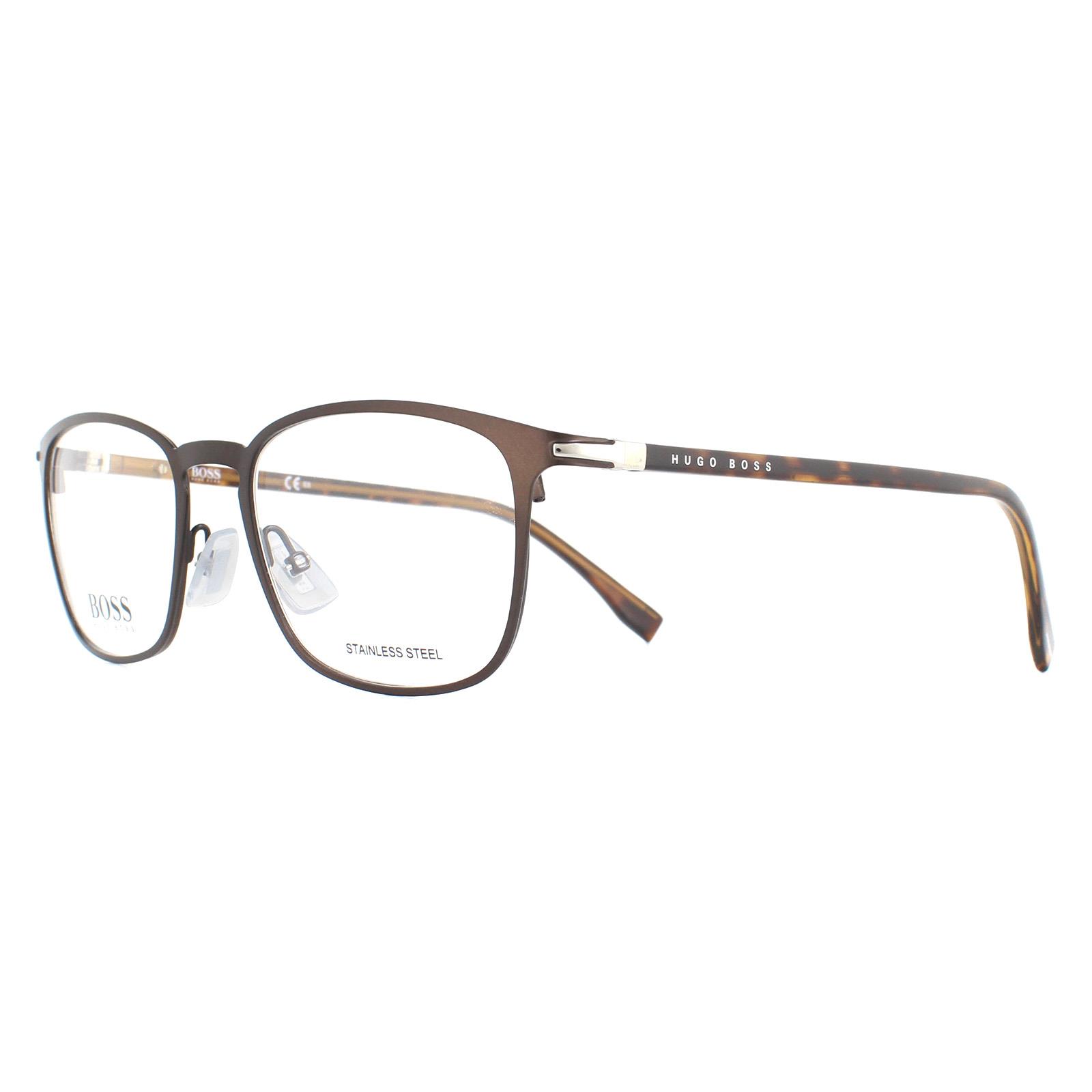 Hugo Boss Glasses Frames BOSS 1043 4IN Matte Brown eBay