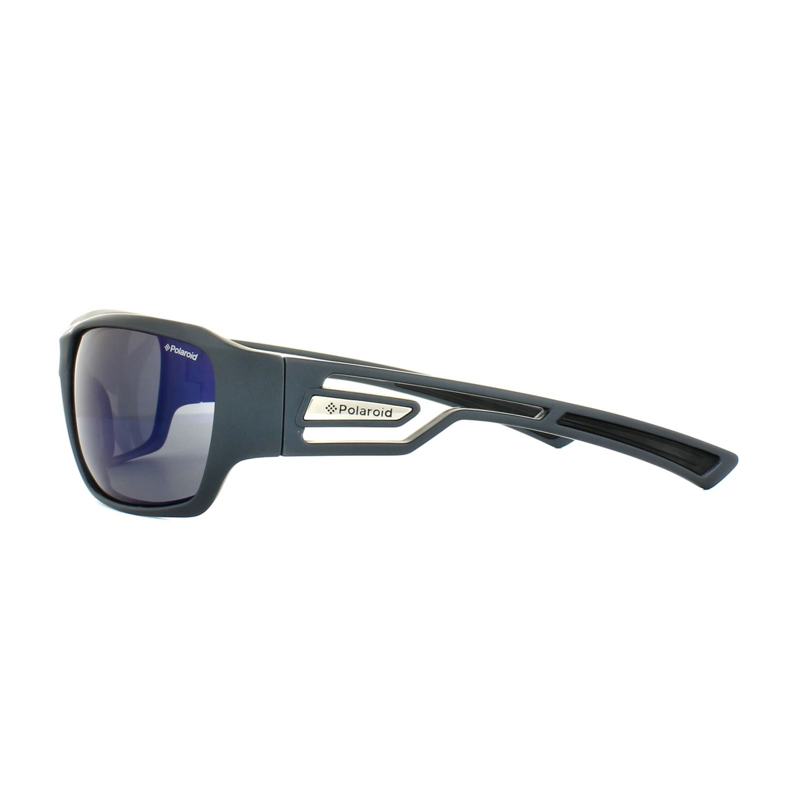Polaroid Sport Sunglasses P7401 0A4 JB Red Yellow Red Polarized
