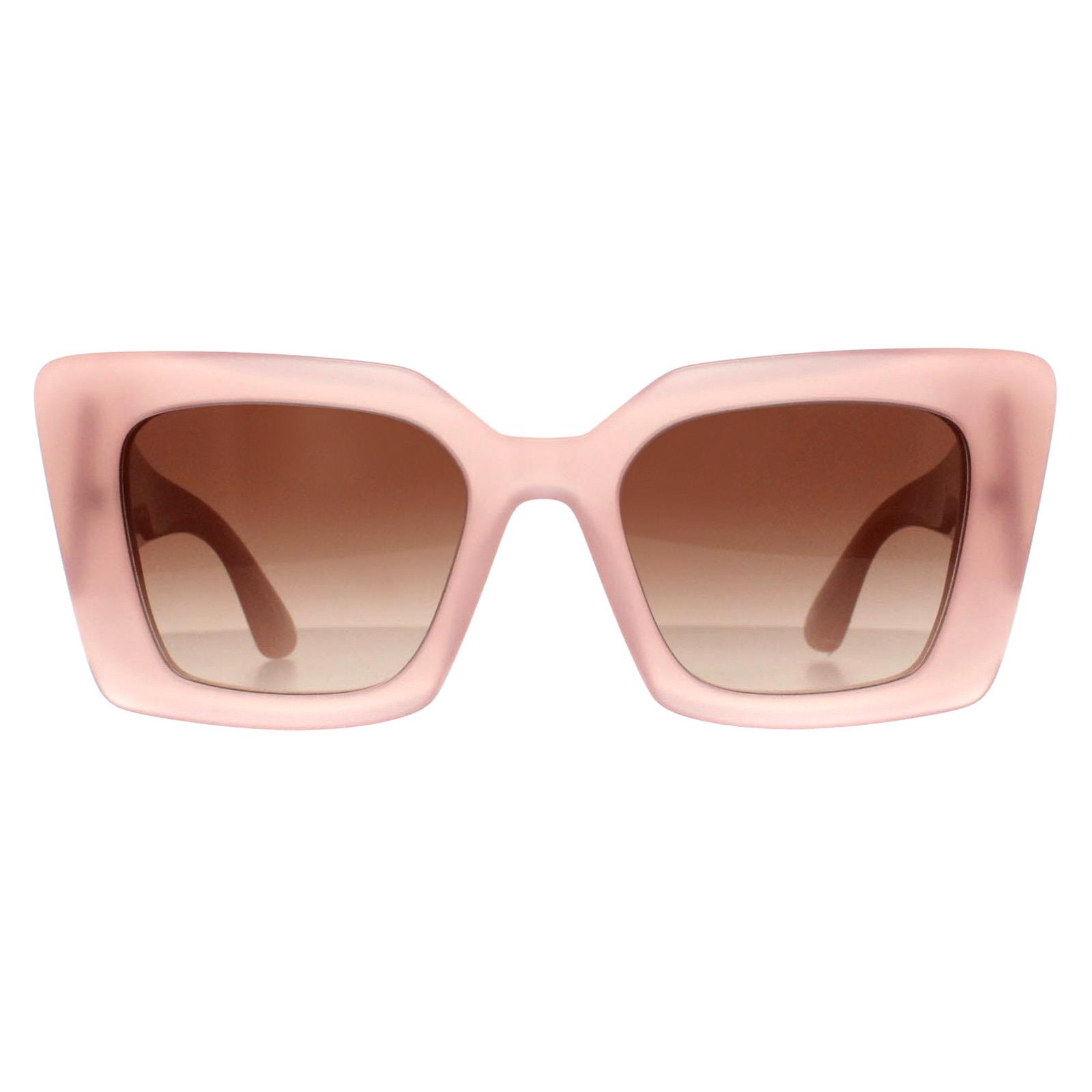 Burberry Sunglasses BE4344 Daisy 387413 Frosted Pink Brown