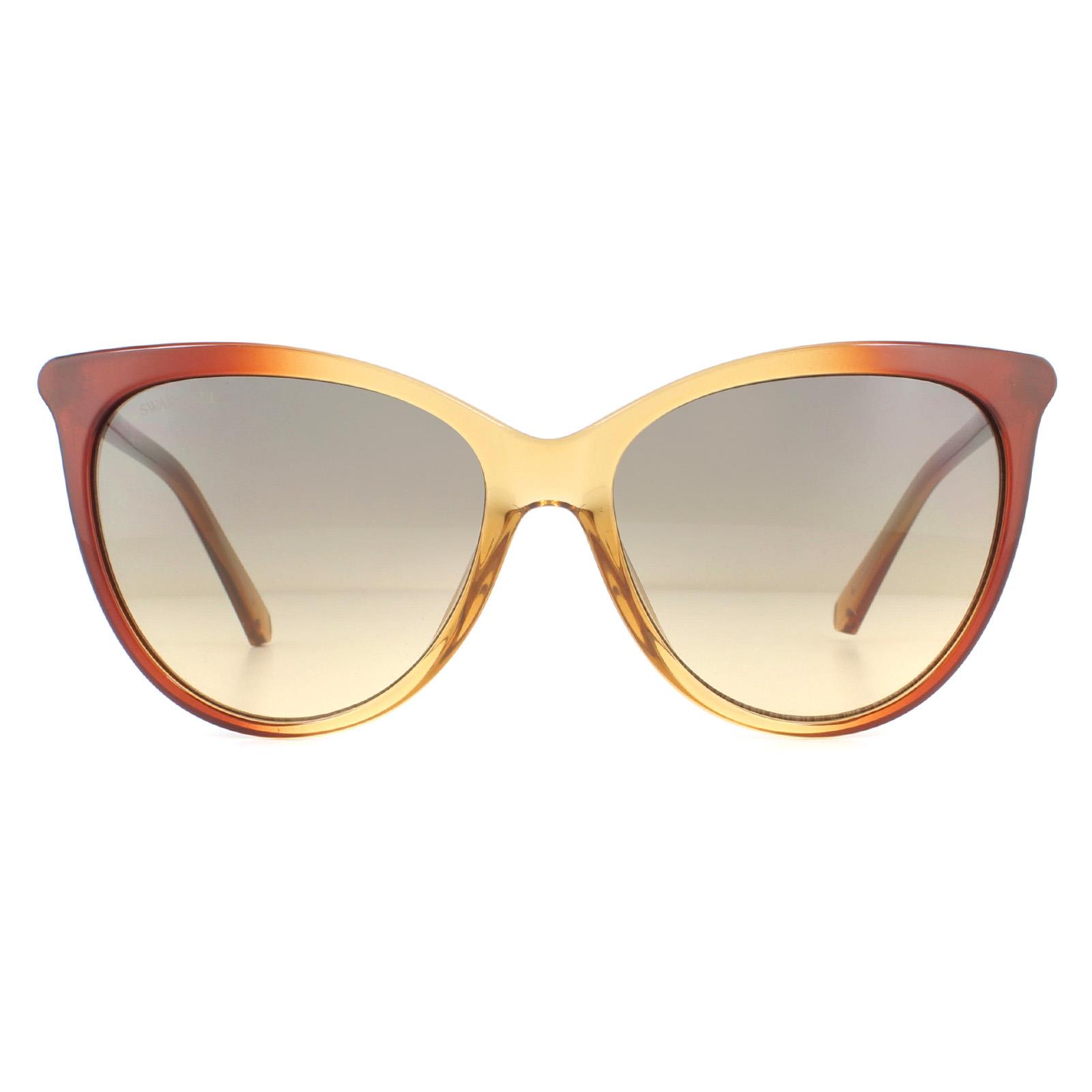 Swarovski Sonnenbrille SK0226 47F Hellbraun Transparent 